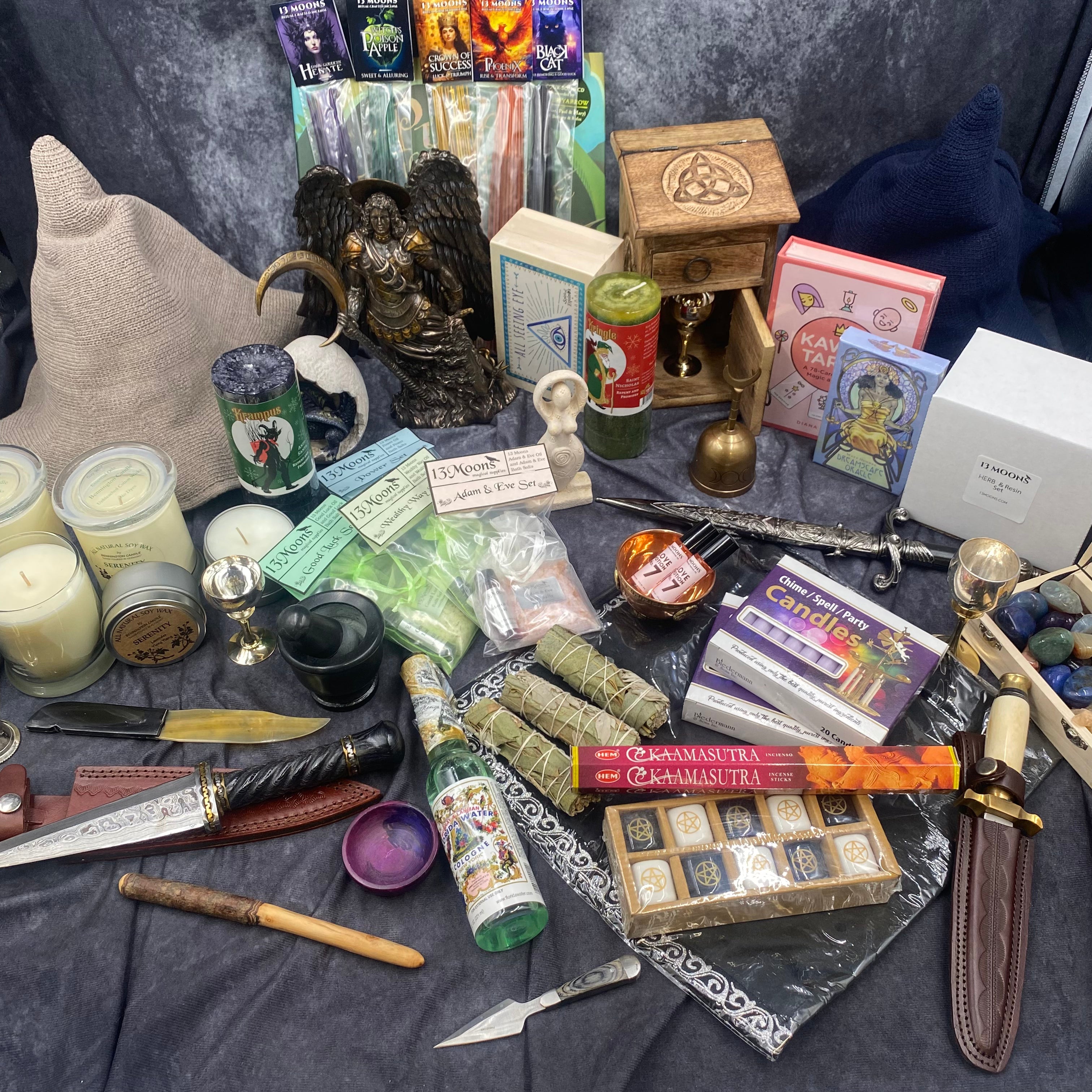 Wiccan Altar - Sale Lot 13 Moons