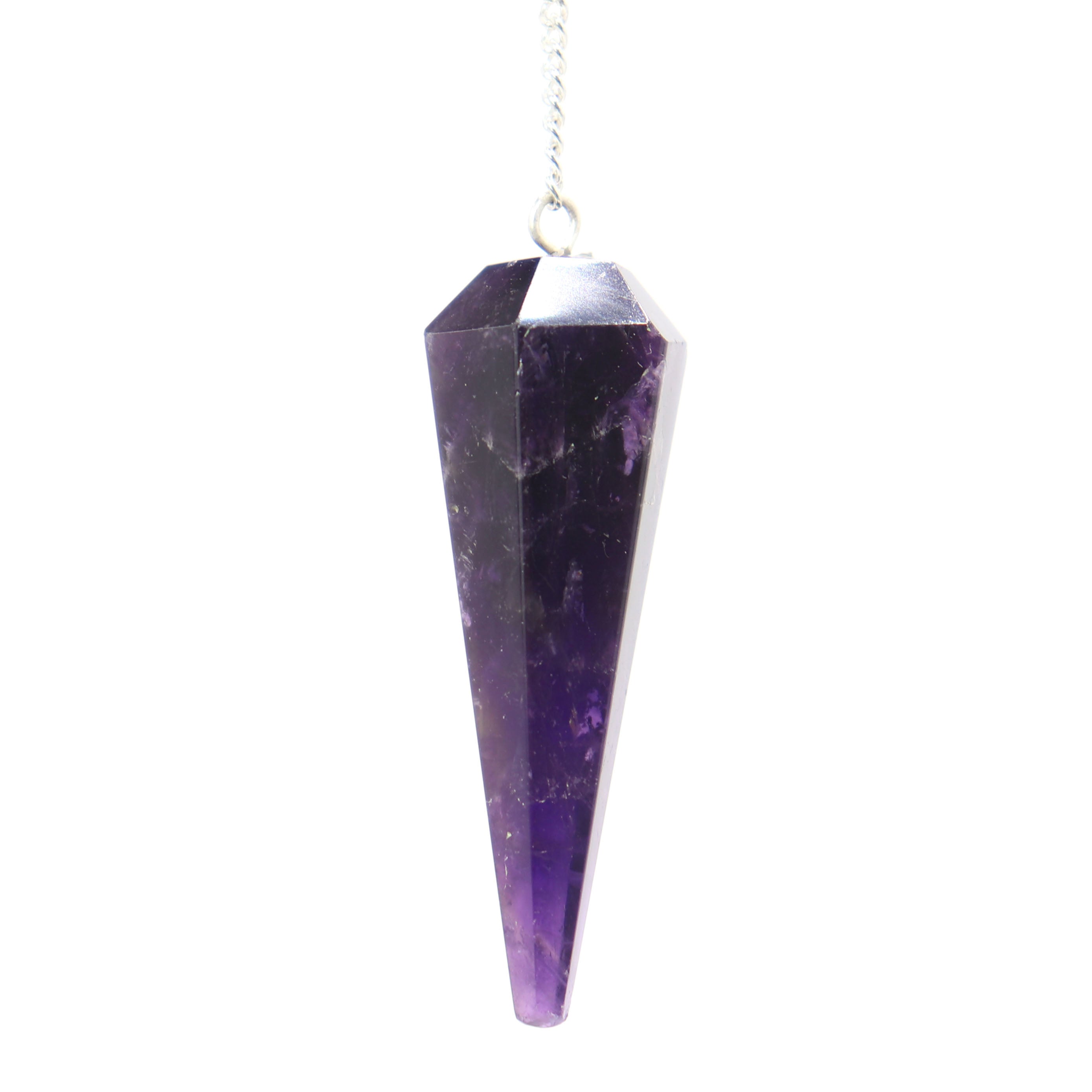 Amethyst Faceted Pendulum