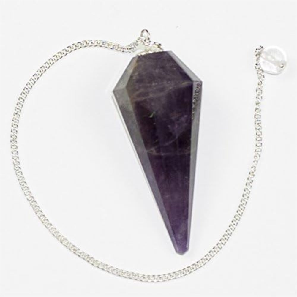 Amethyst Faceted Pendulum