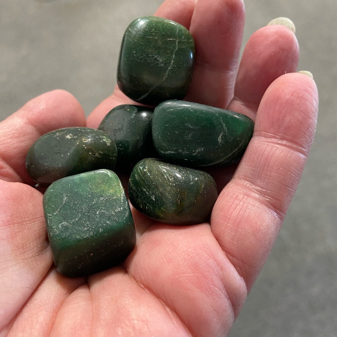 Aventurine, Green Premium Tumbled Stone - 13 Moons