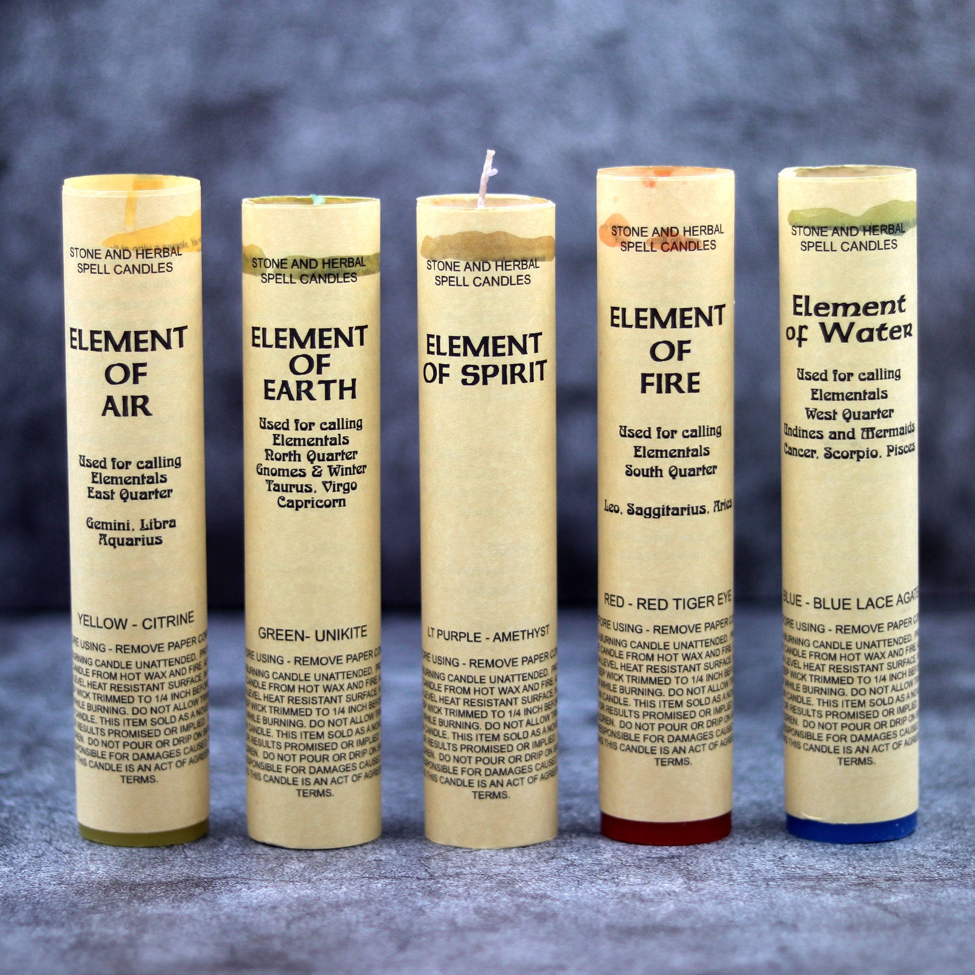 Elemental Candle Set - 13 Moons