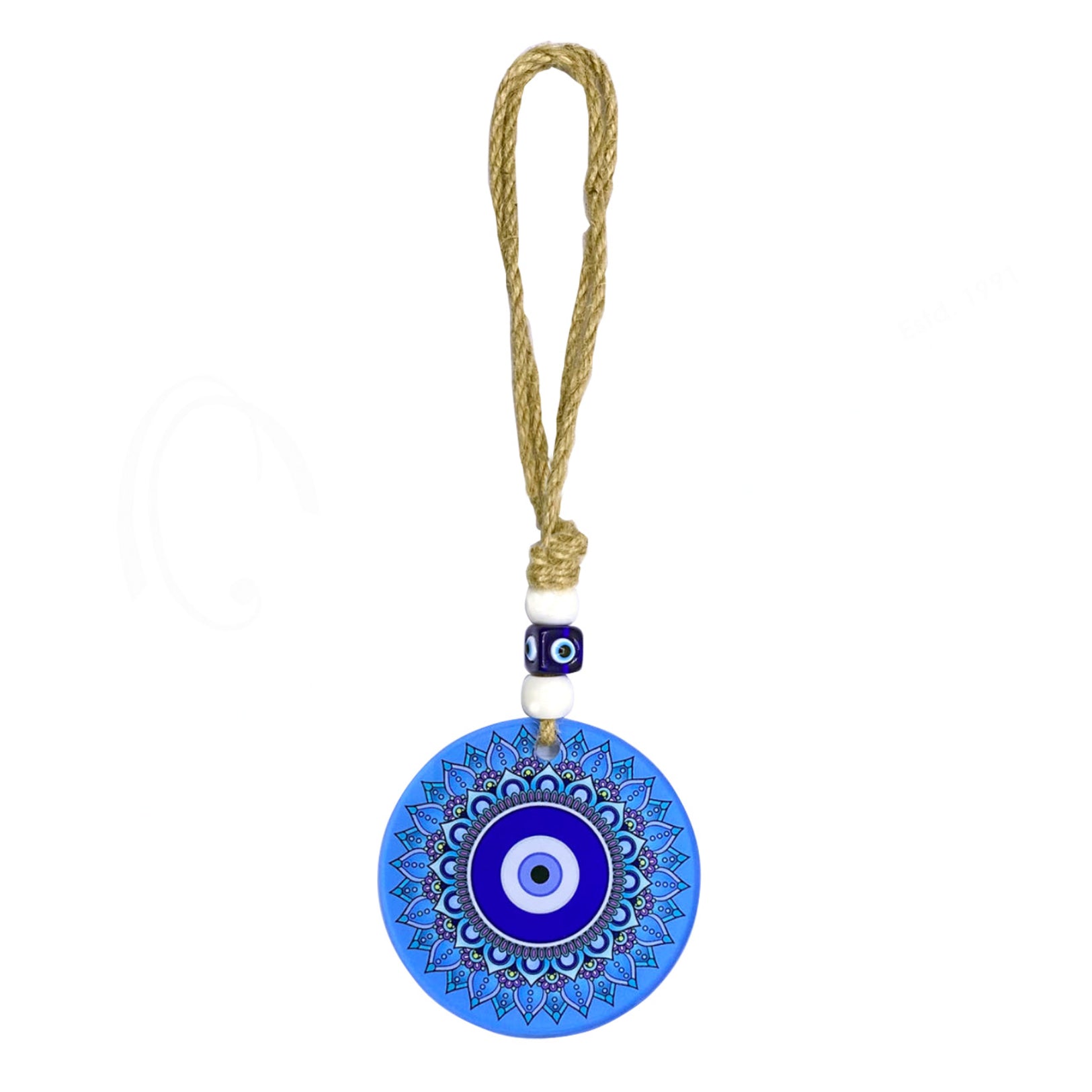 Evil Eye Glass Ornament