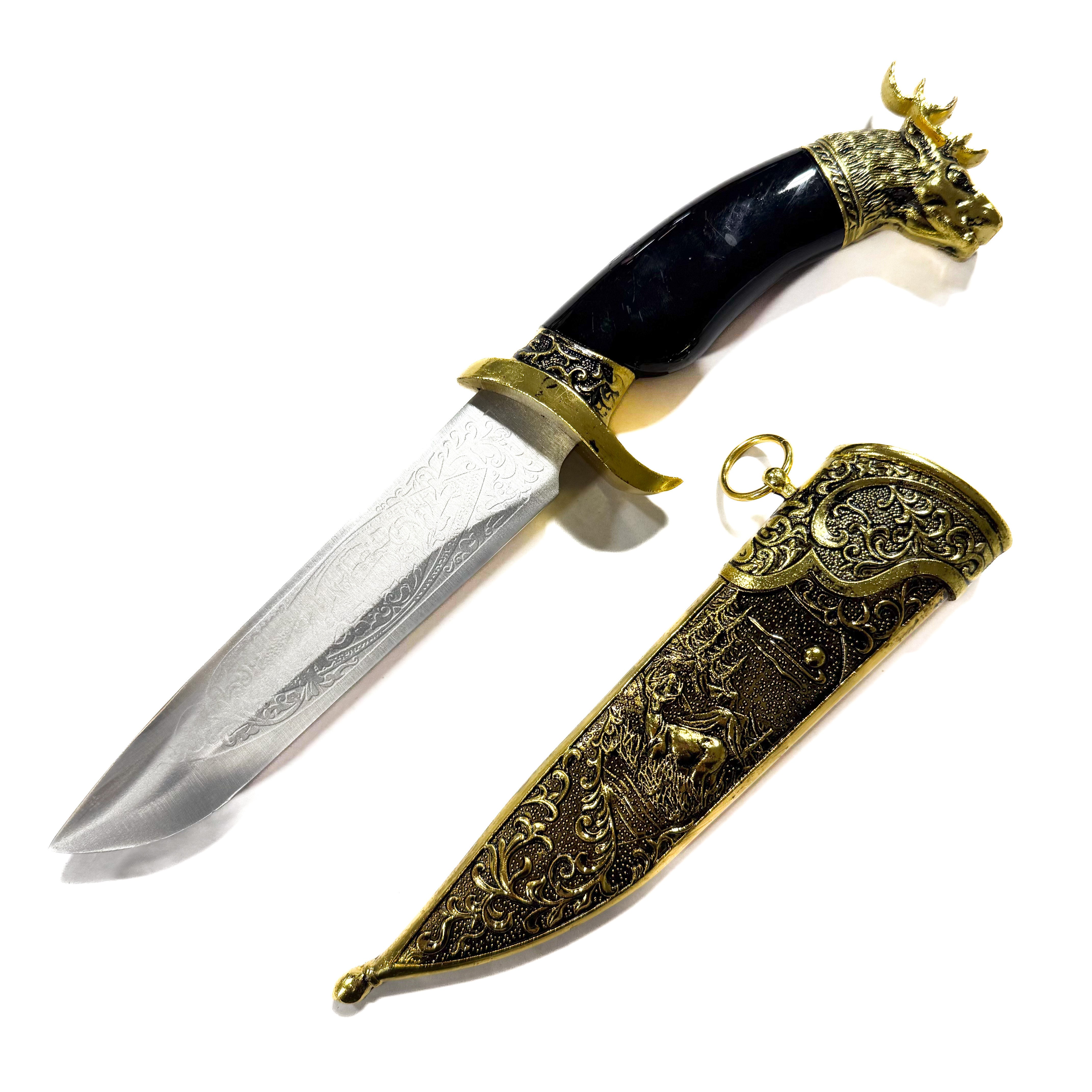 Golden Stag Athame