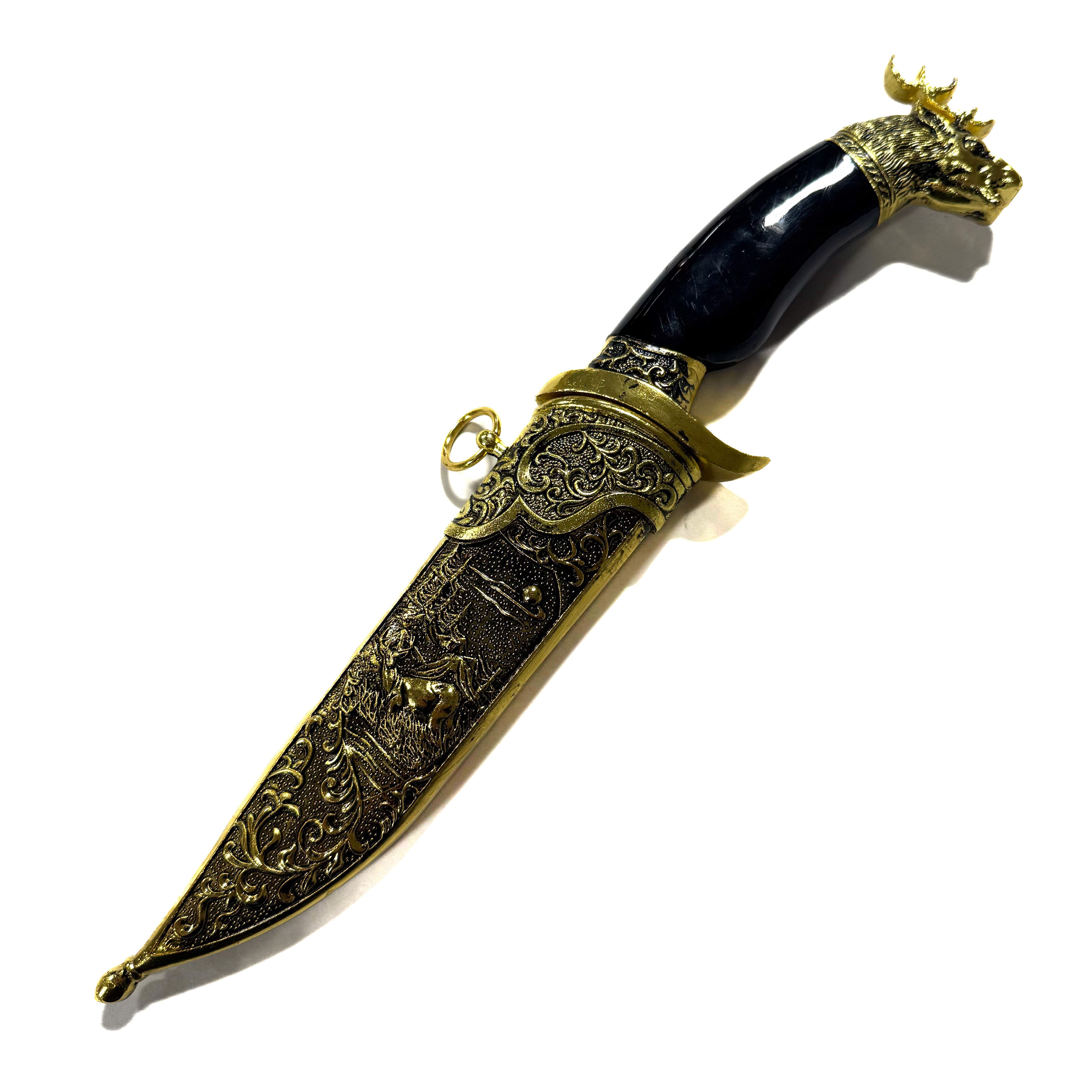 Golden Stag Athame