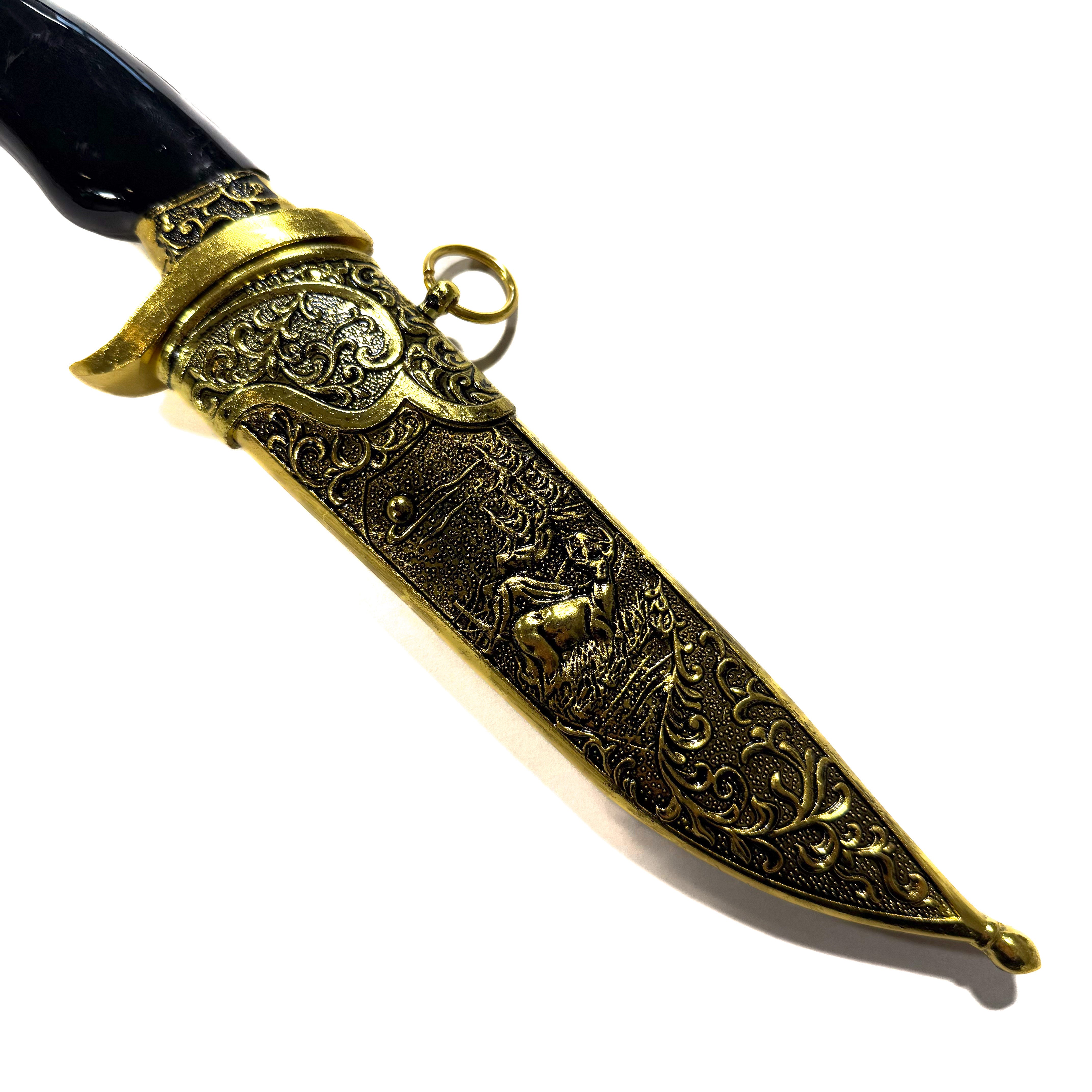 Golden Stag Athame