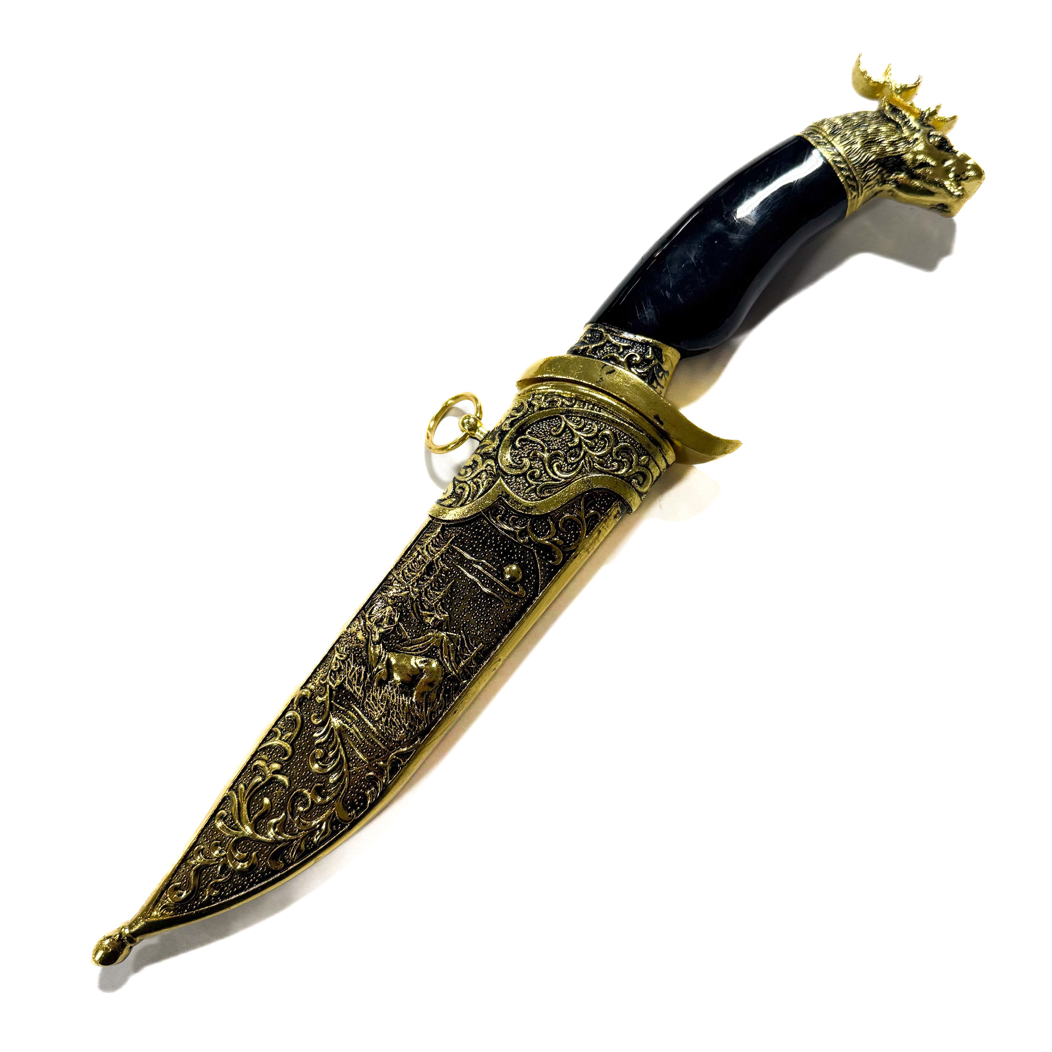 Golden Stag Athame