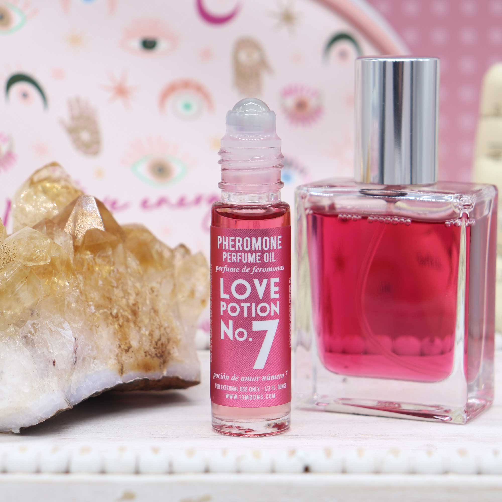 Love Potion Number 7 Pheromone Infused Perfume Roll-on Oil 13 Moons