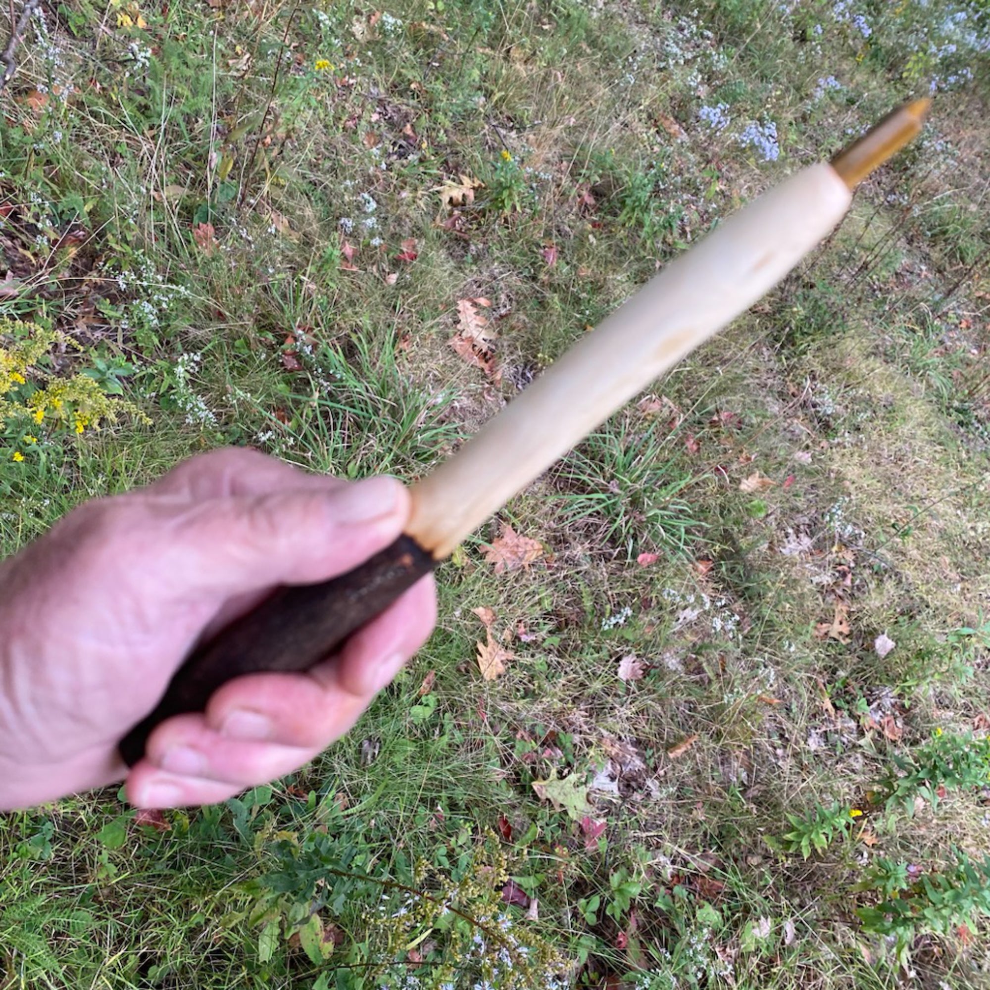 Handcrafted Maple Wand with Point from 13 Moons