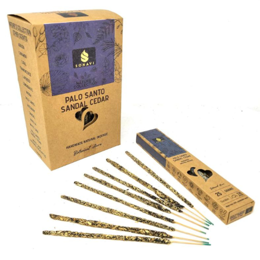 Palo Santo, Sandalwood & Cedar Incense Sticks