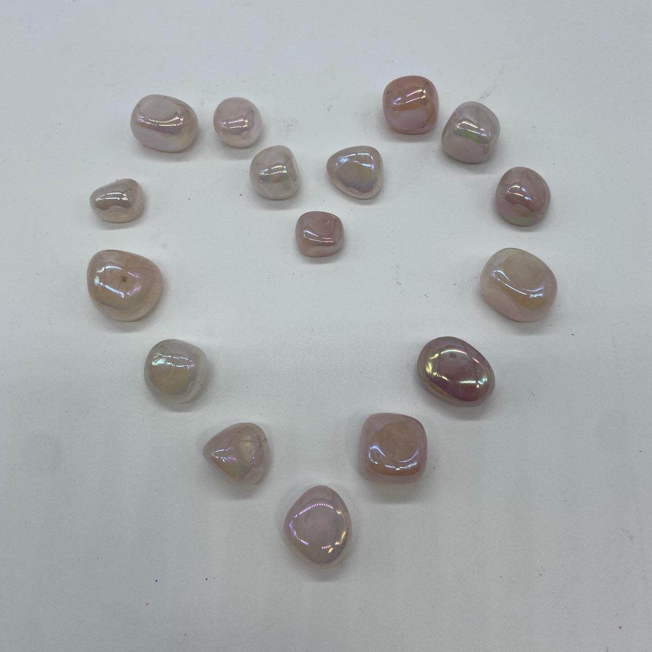 Quartz, Rose Rainbow Tumbled - 13 Moons