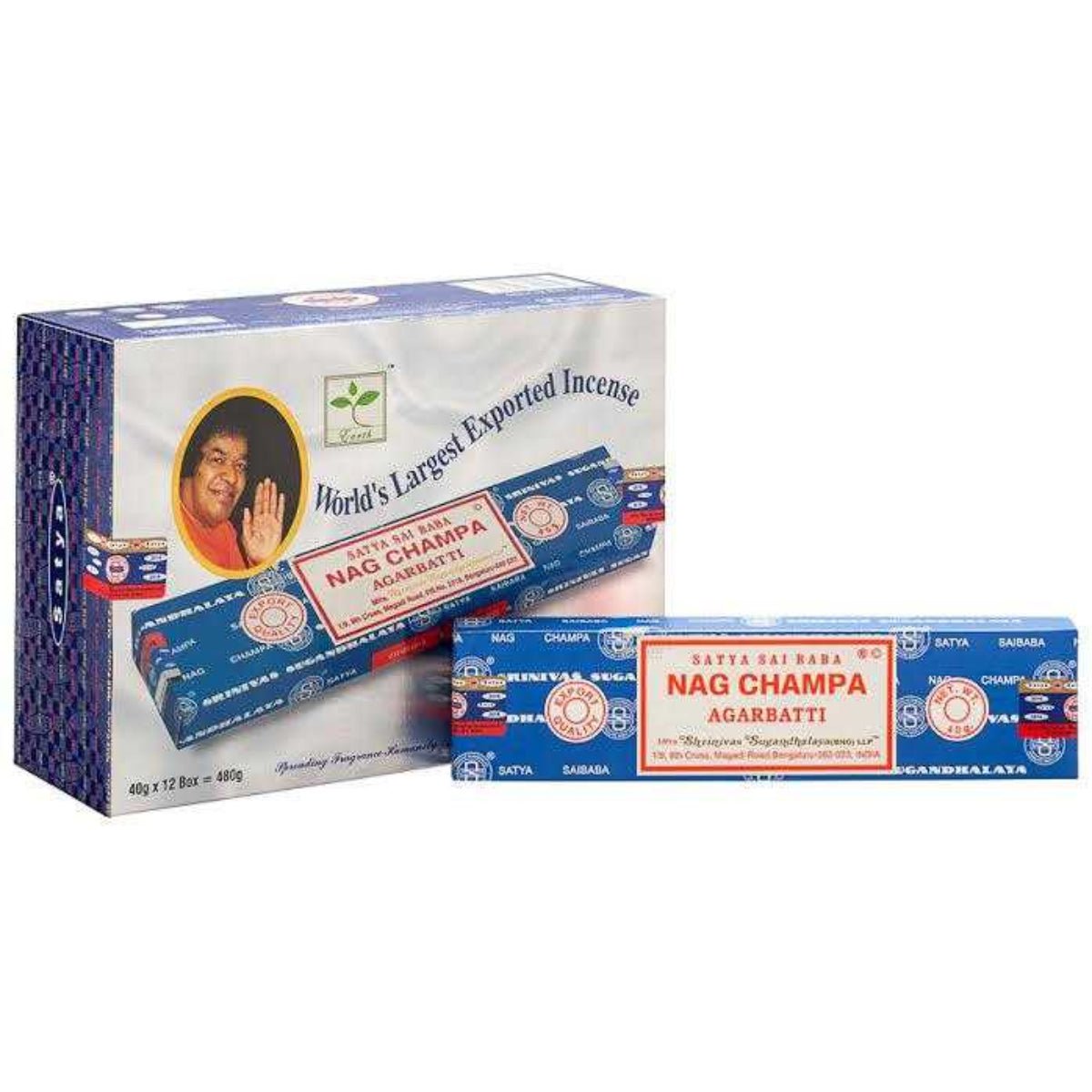 Satya Nag Champa Incense Sticks, 40 grams - 13 Moons