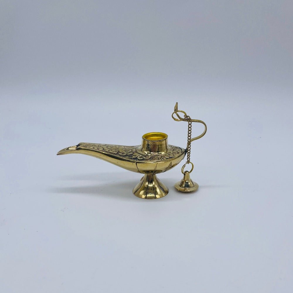 Small Genie Lamp Incense Burner - 13 Moons