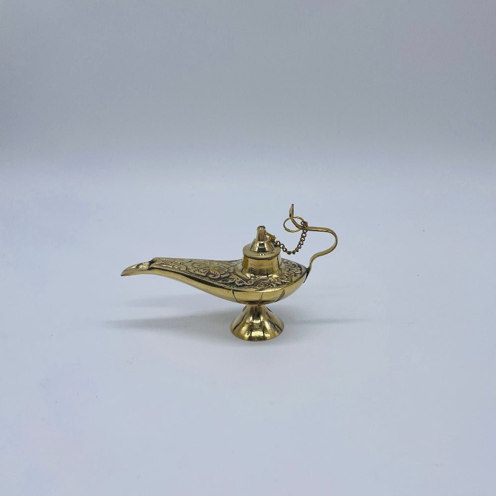 Small Genie Lamp Incense Burner - 13 Moons