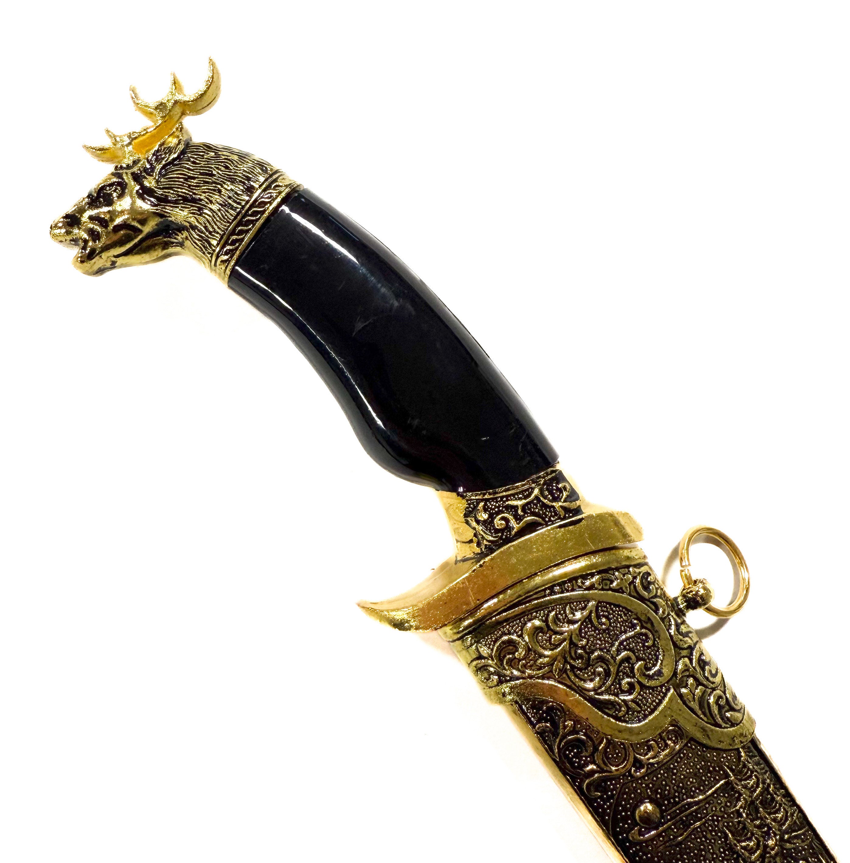 Golden Stag Athame