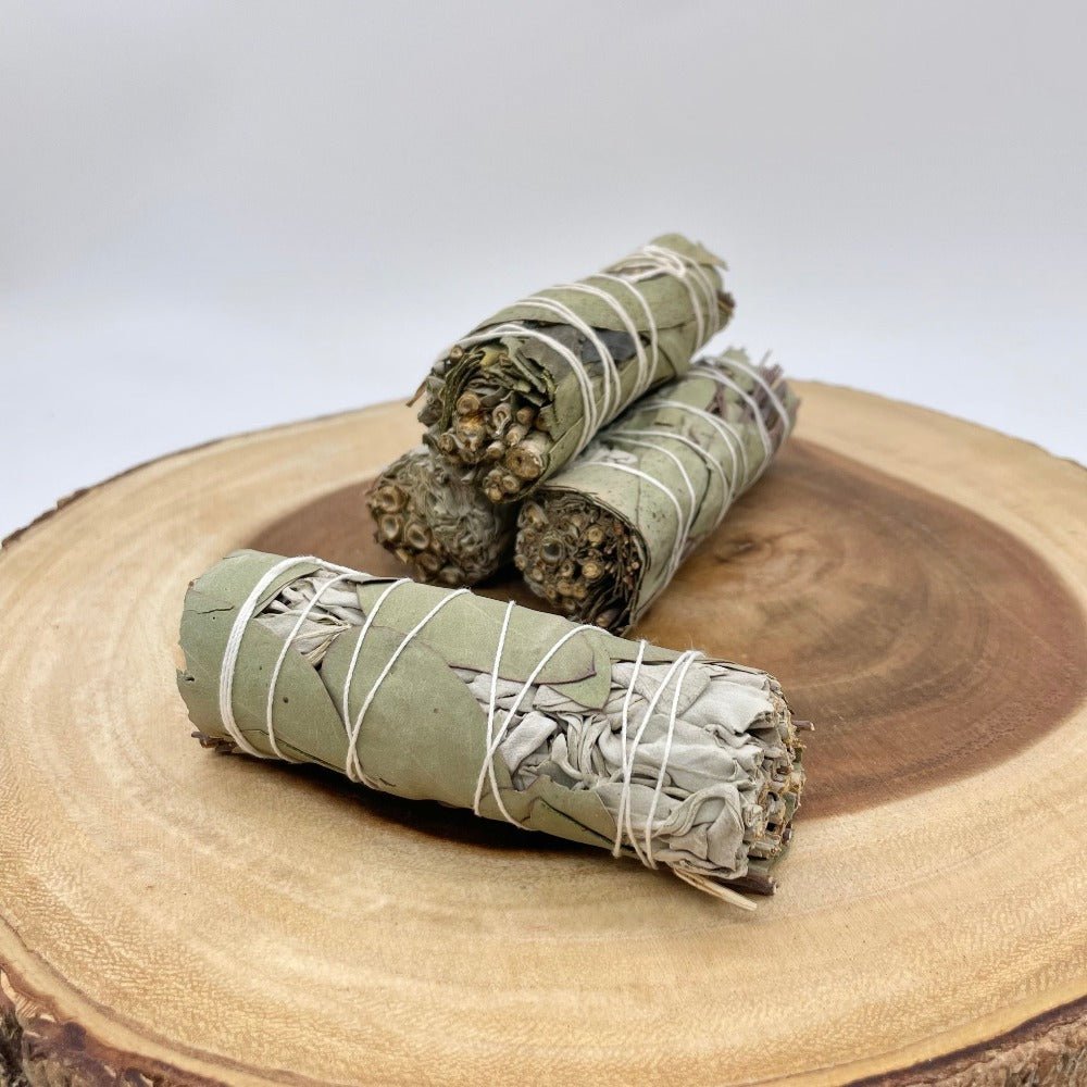 White Sage Eucalyptus Smudge Stick - 13 Moons