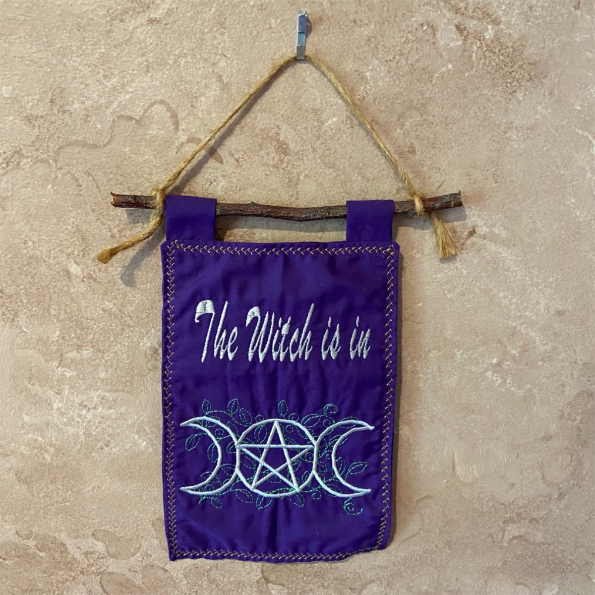 The Witch Is In Cloth Banner 1419 Nokomis