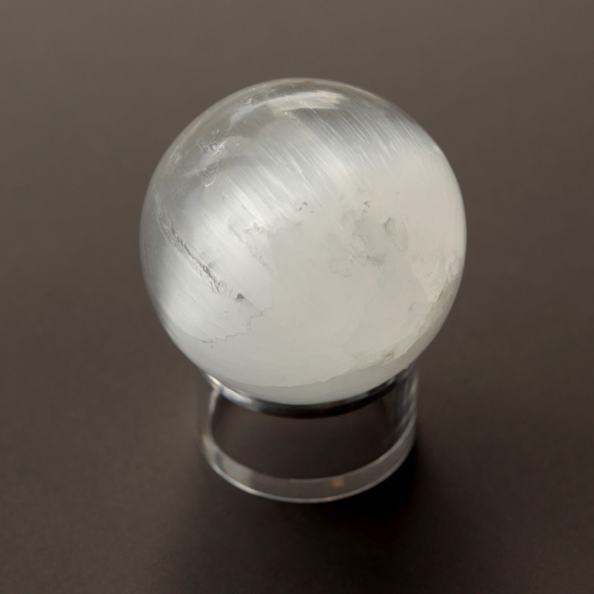 2.5 to 3.25 inch Selenite Crystal Ball - 13 Moons