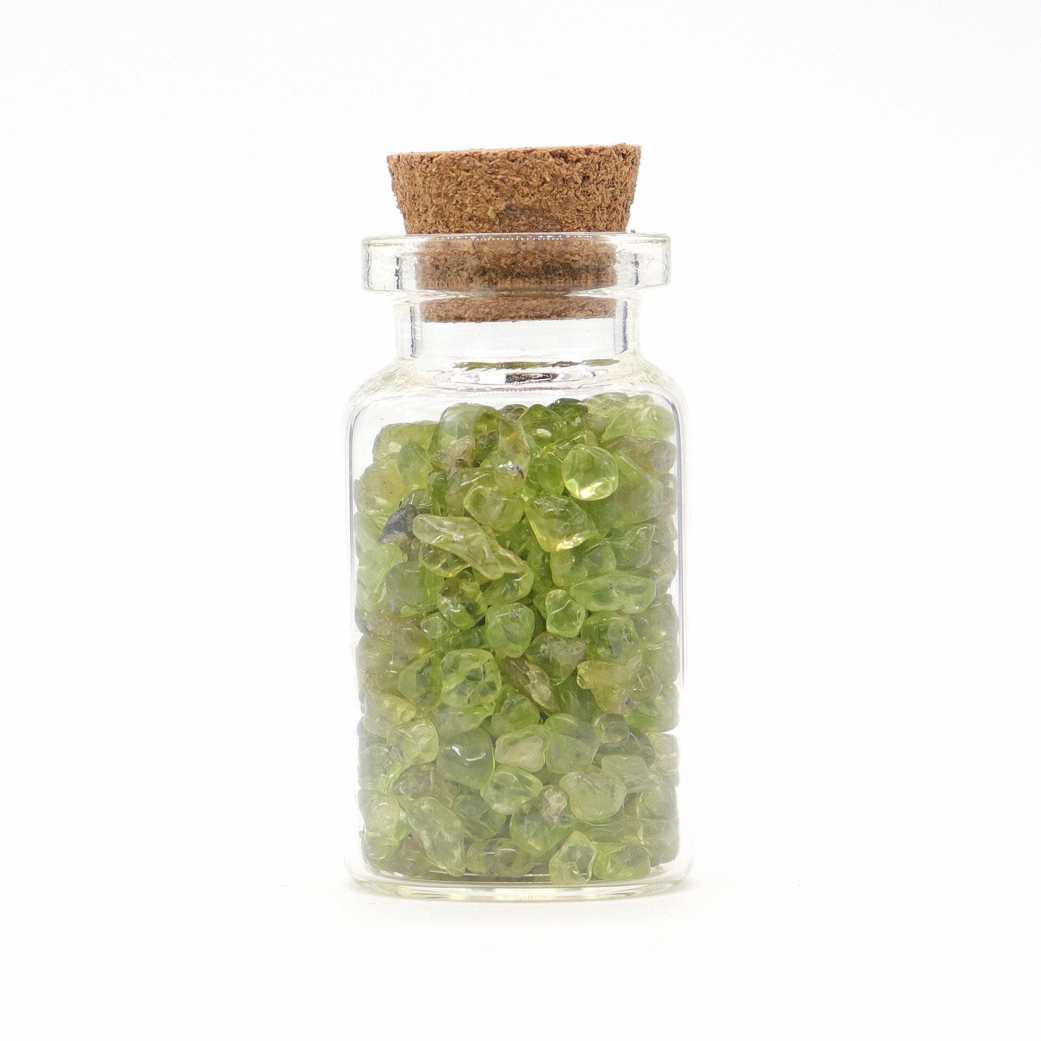 Peridot Gemstones in Bottle 13 Moons