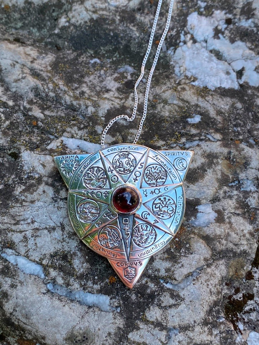 Alchemical Mandala Pendant - 13 Moons