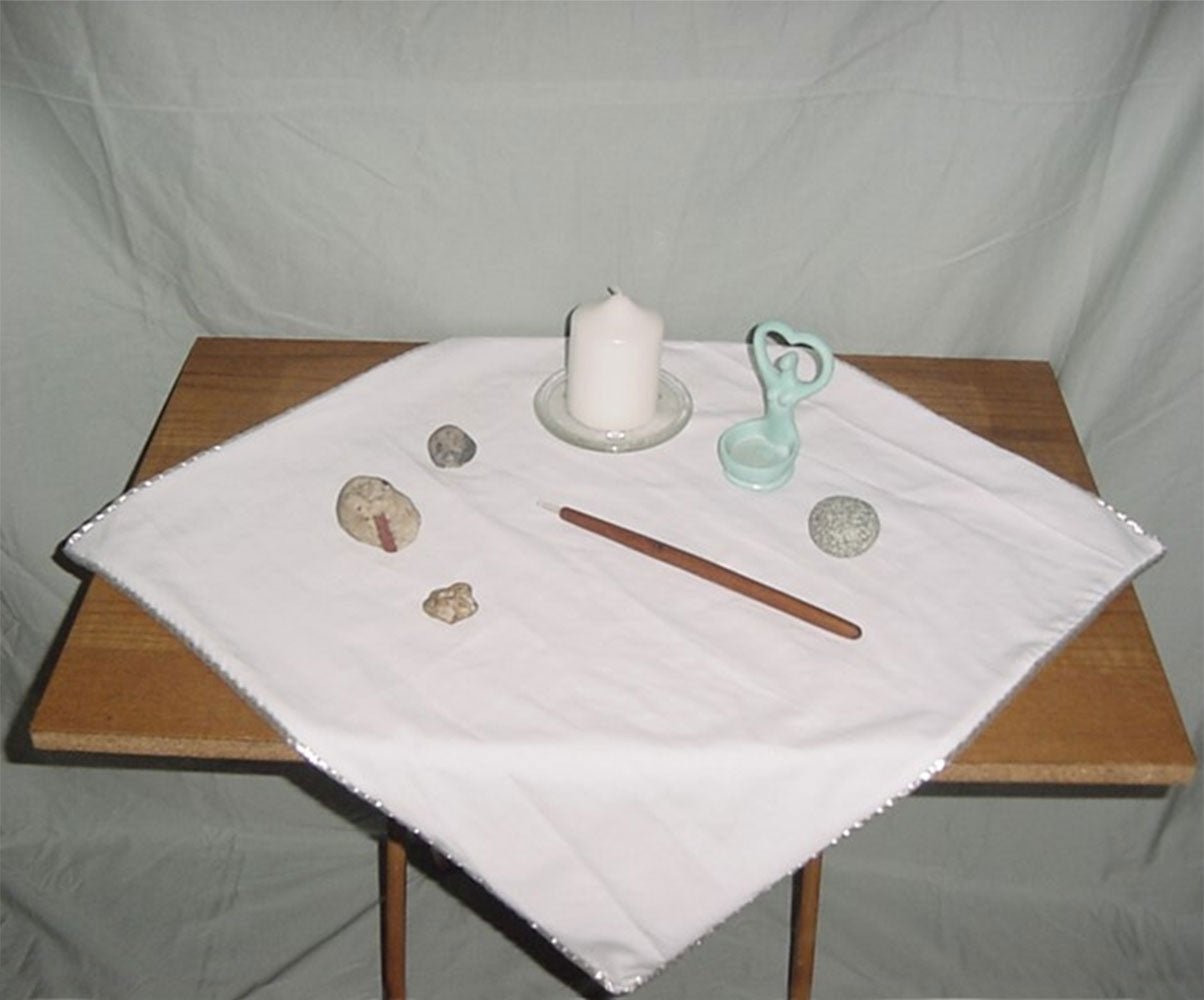 Altar Cloth with Trim 24x24 - 13 Moons