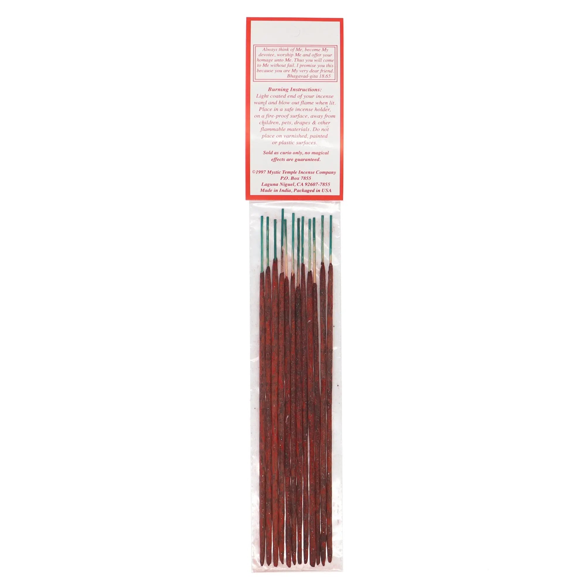 Amber Essence Incense - 13 Moons