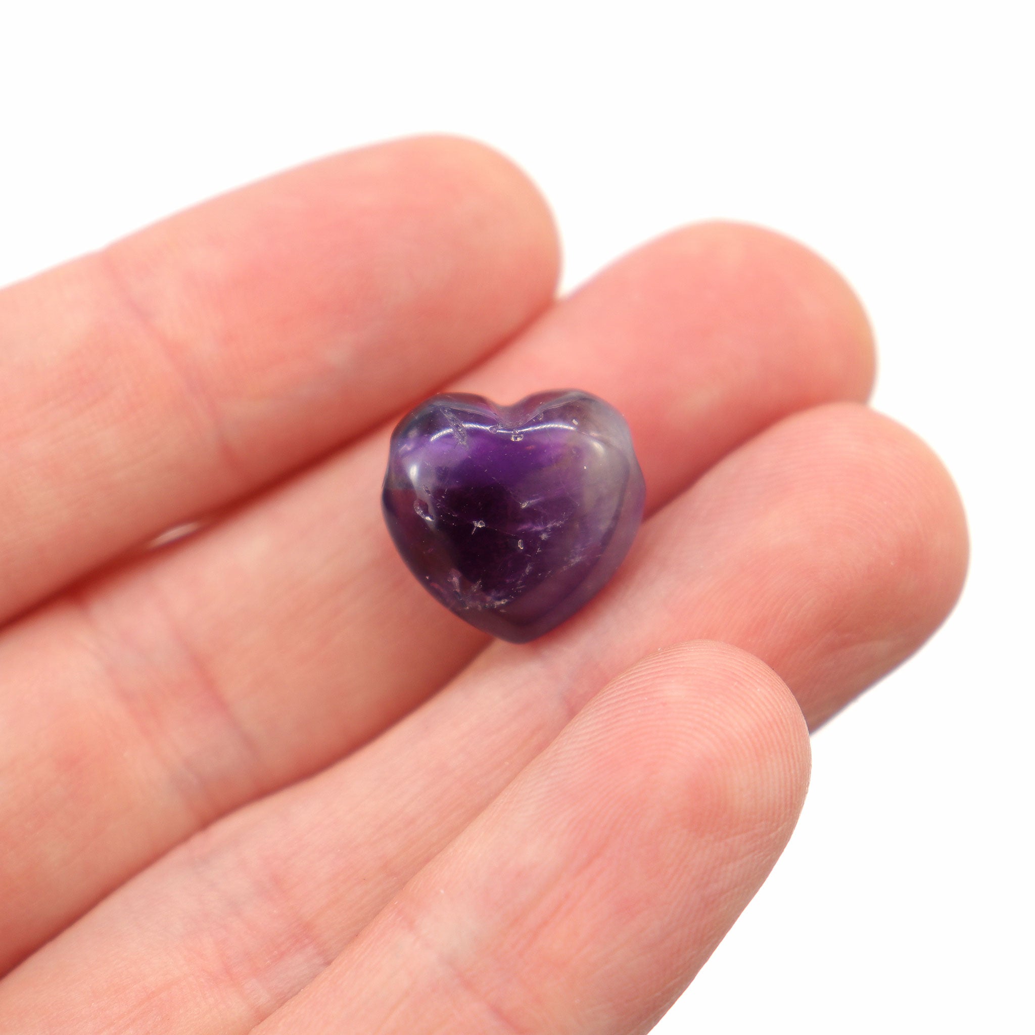 Amethyst Heart Pendant - 13 Moons