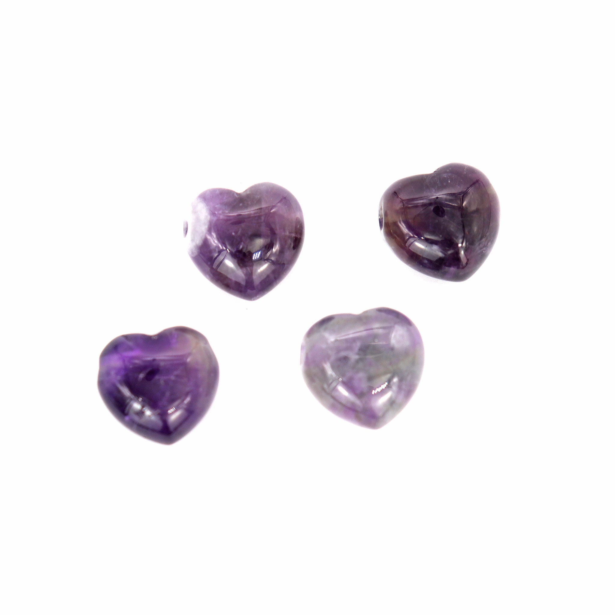 Amethyst Heart Pendant - 13 Moons