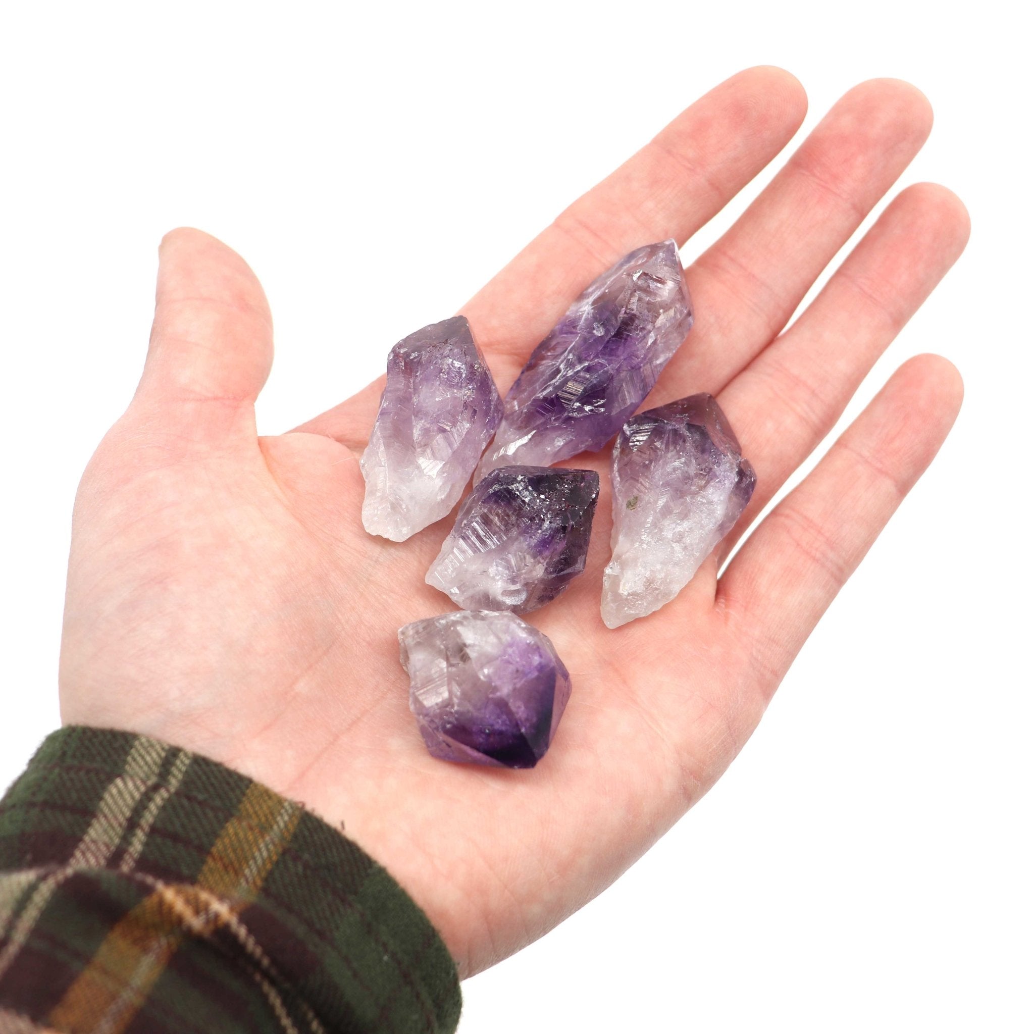 Amethyst Natural Point Bead - 13 Moons