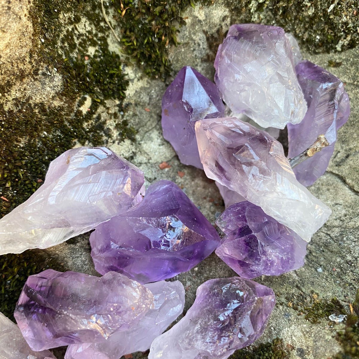 Amethyst Natural Point -Medium - 13 Moons