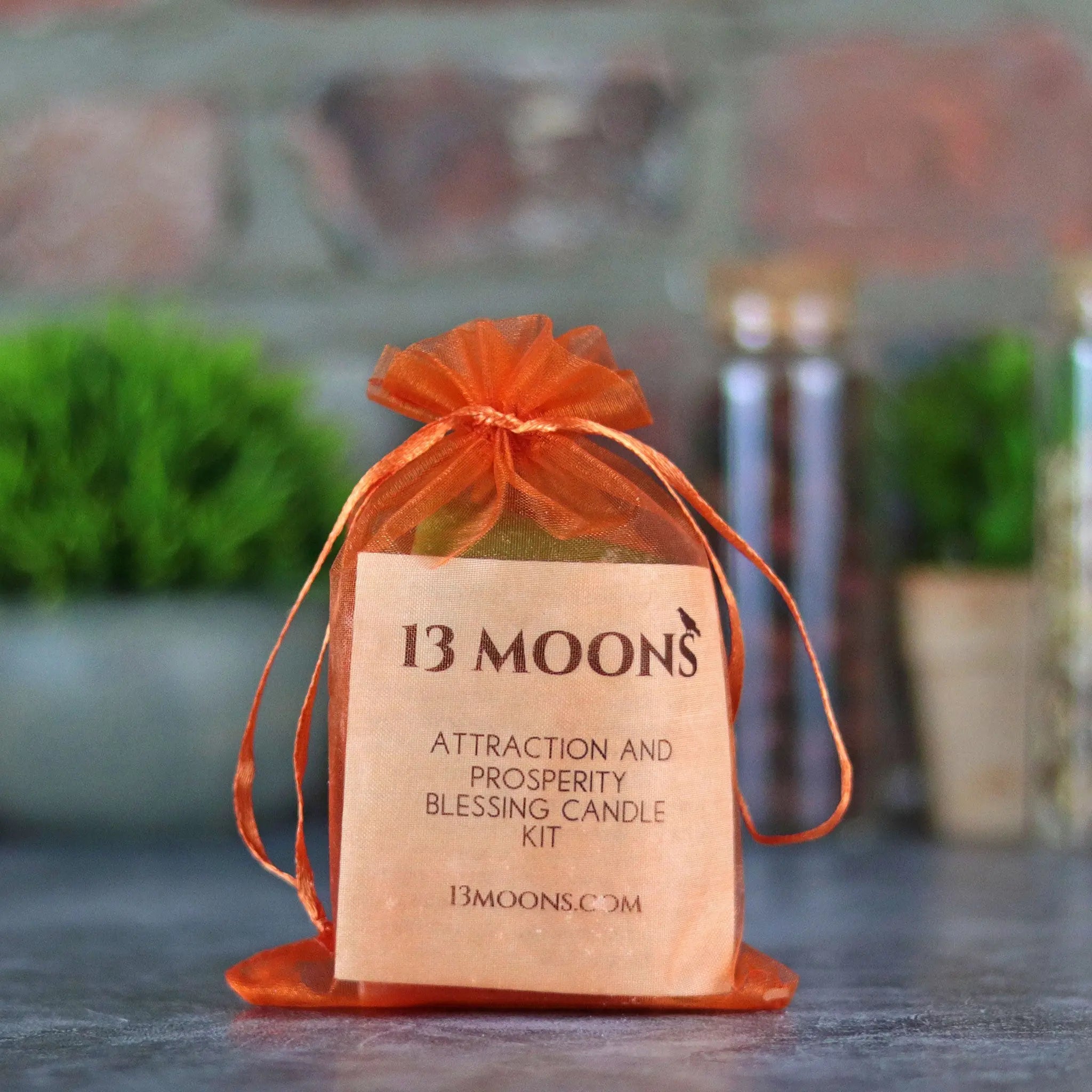 Attraction and Prosperity Blessing Candle Kit - 13 Moons