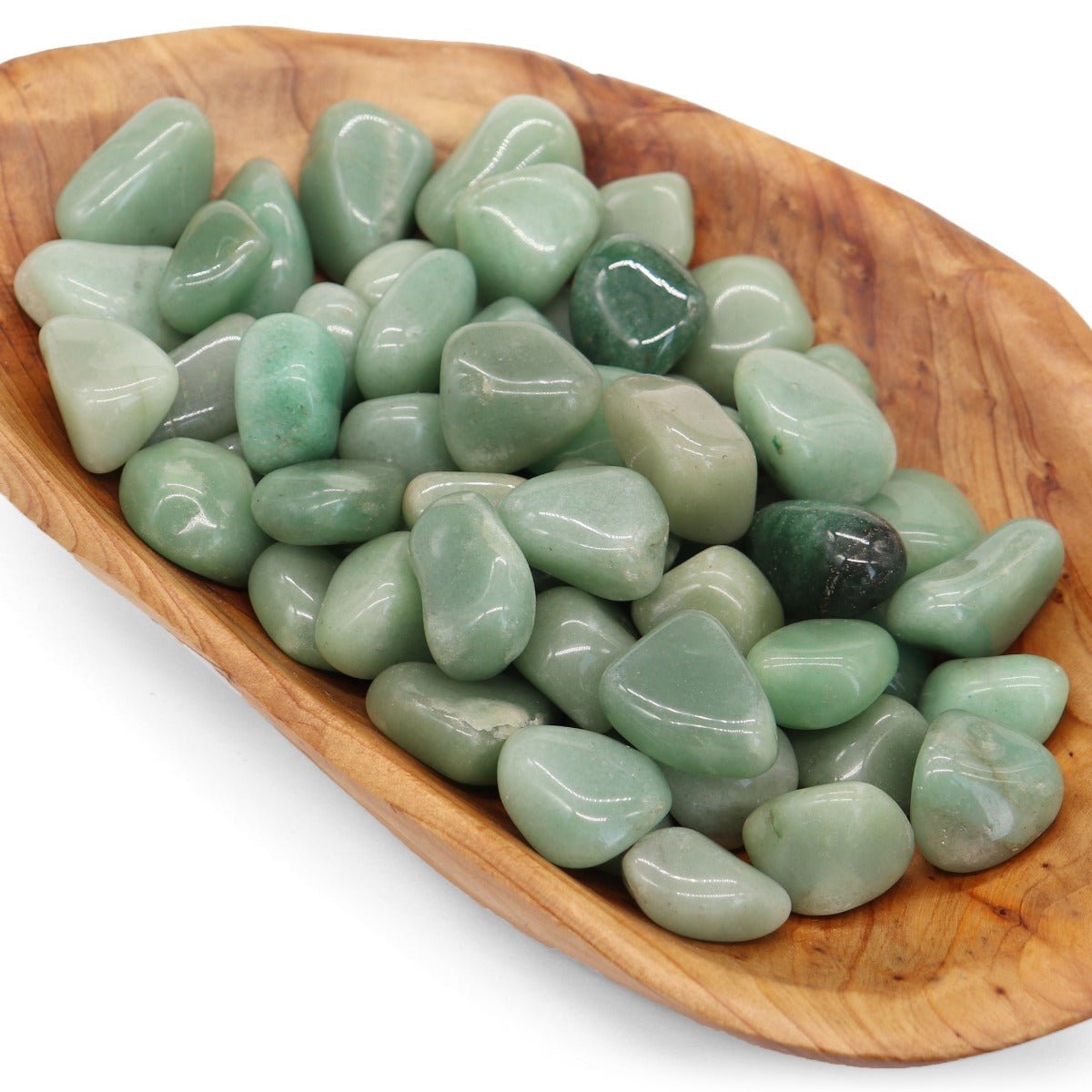 Aventurine, Green Tumbled Stone - 13 Moons