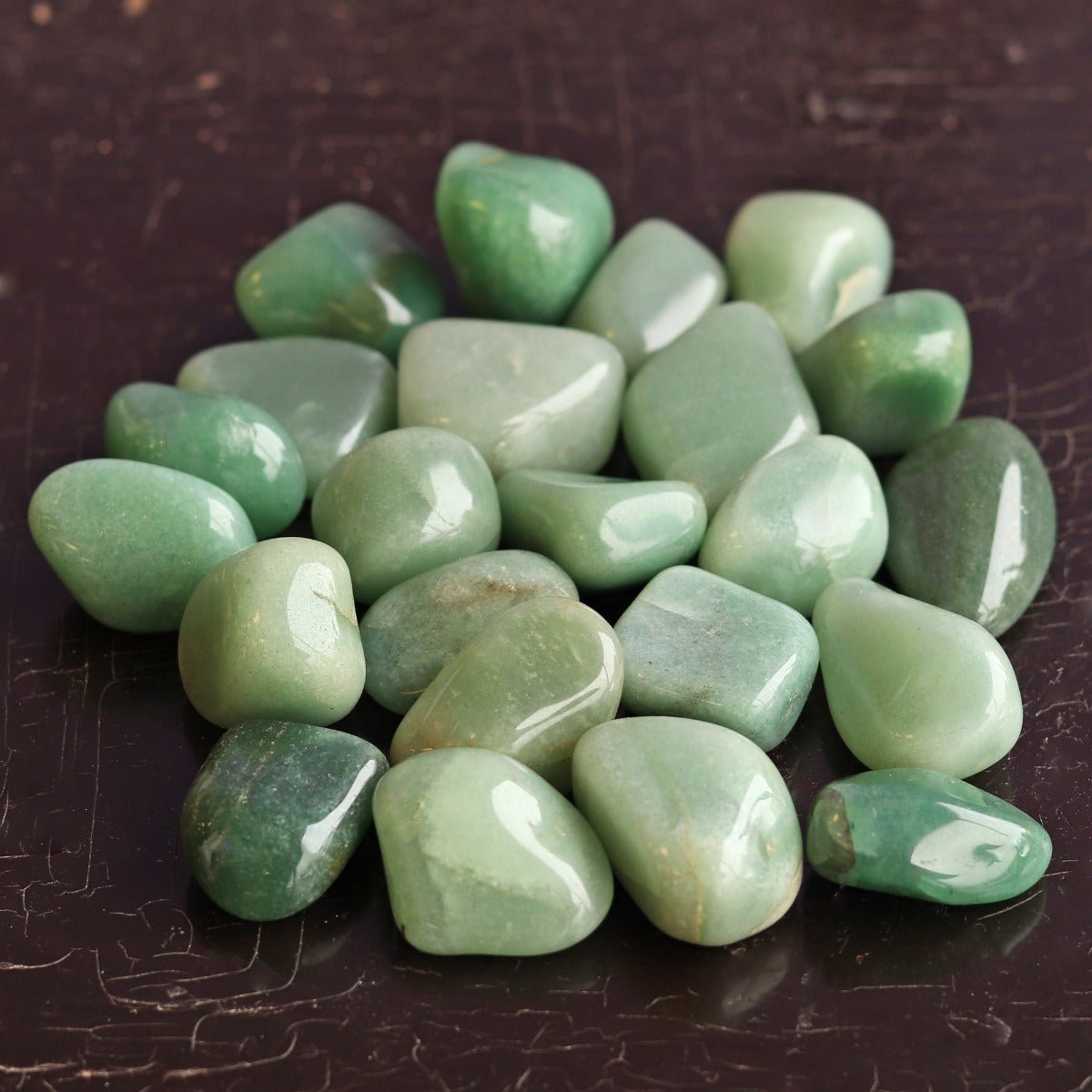 Aventurine, Green Tumbled Stone - 13 Moons