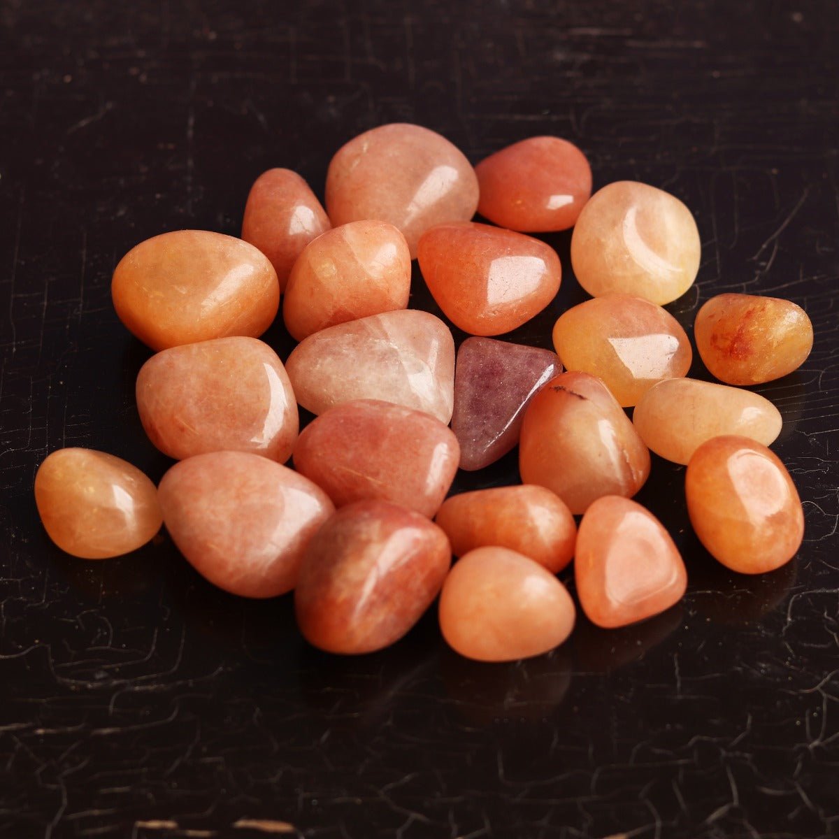 Aventurine, Red Tumbled Stone - 13 Moons