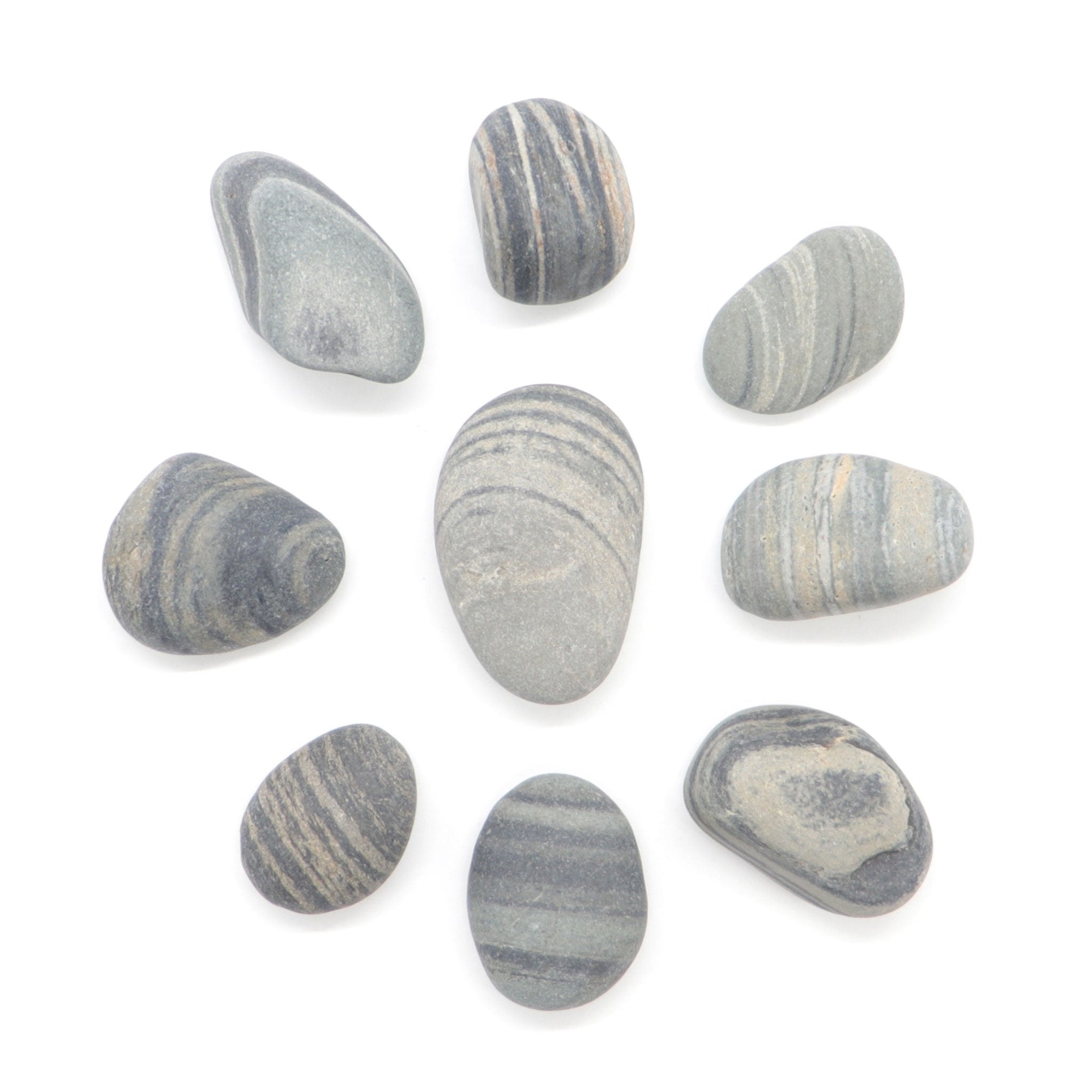 Banded Beach Luck Stone - 13 Moons