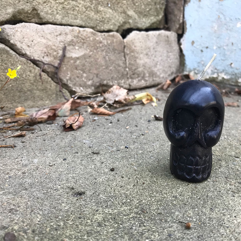 Black Skull Candle 2.5 inch - 13 Moons