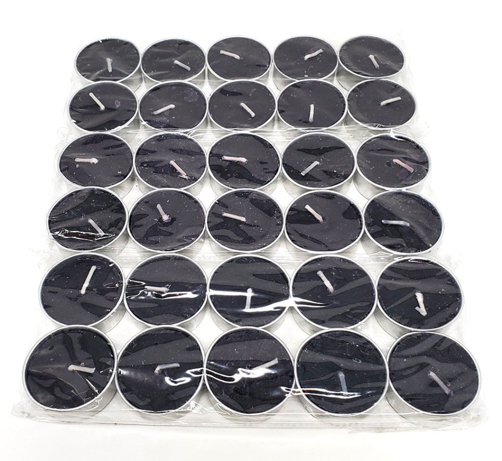 30 Black Tea Lights from 13 Moons