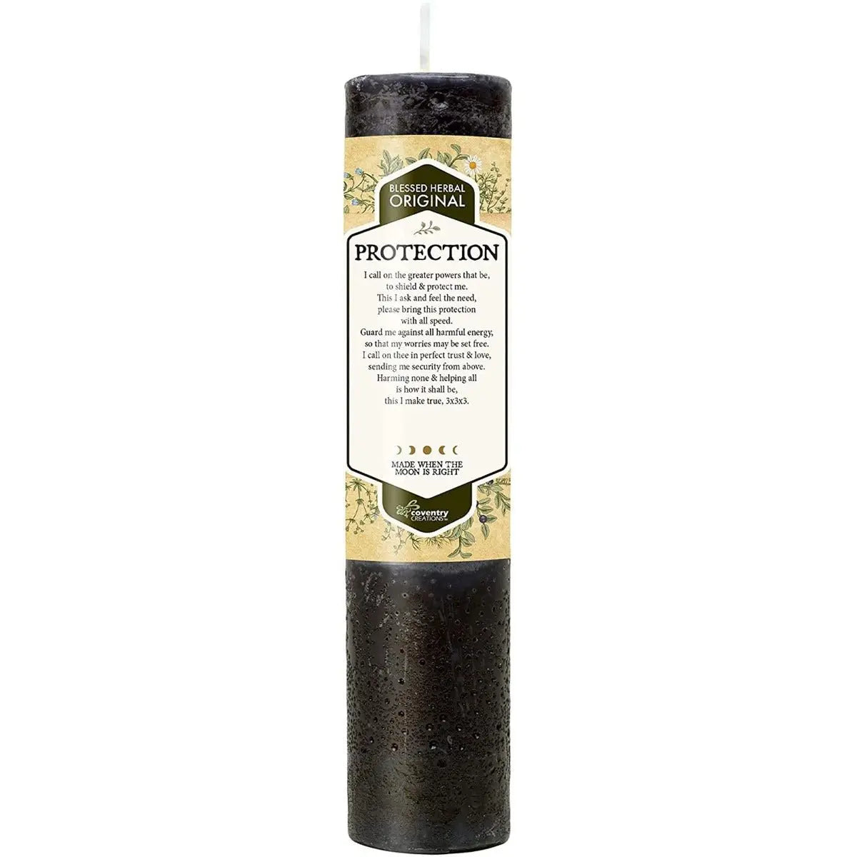 Blessed Herbal Protection Candle - 13 Moons