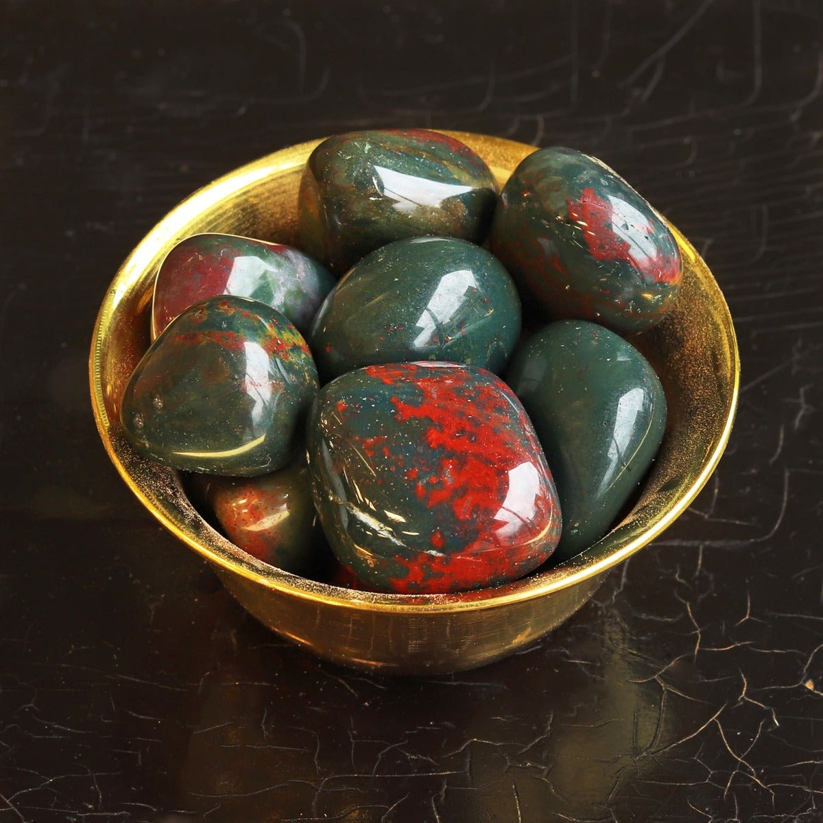 Bloodstone Tumbled Stone - 13 Moons