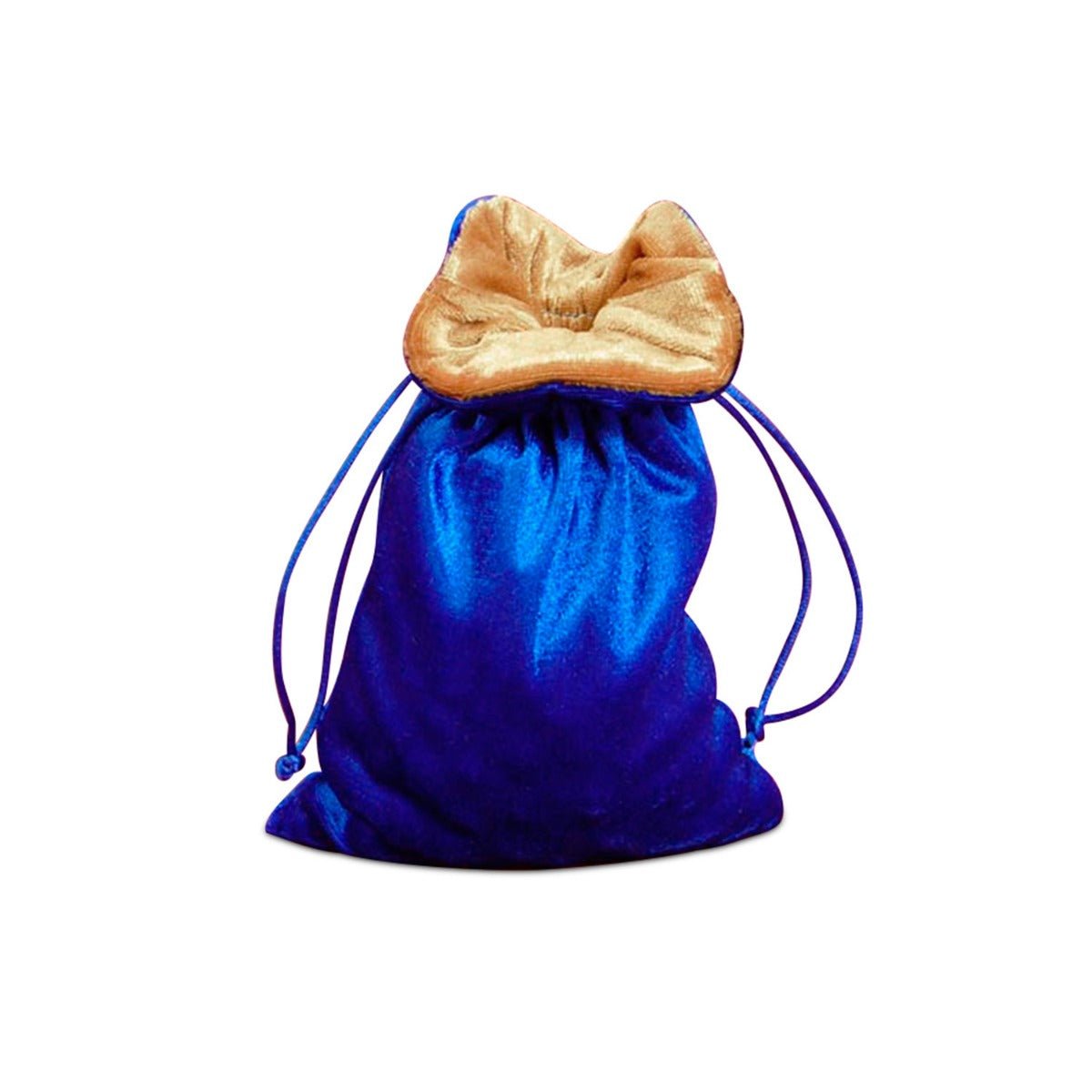 Blue Velvet Lined Bag - 13 Moons