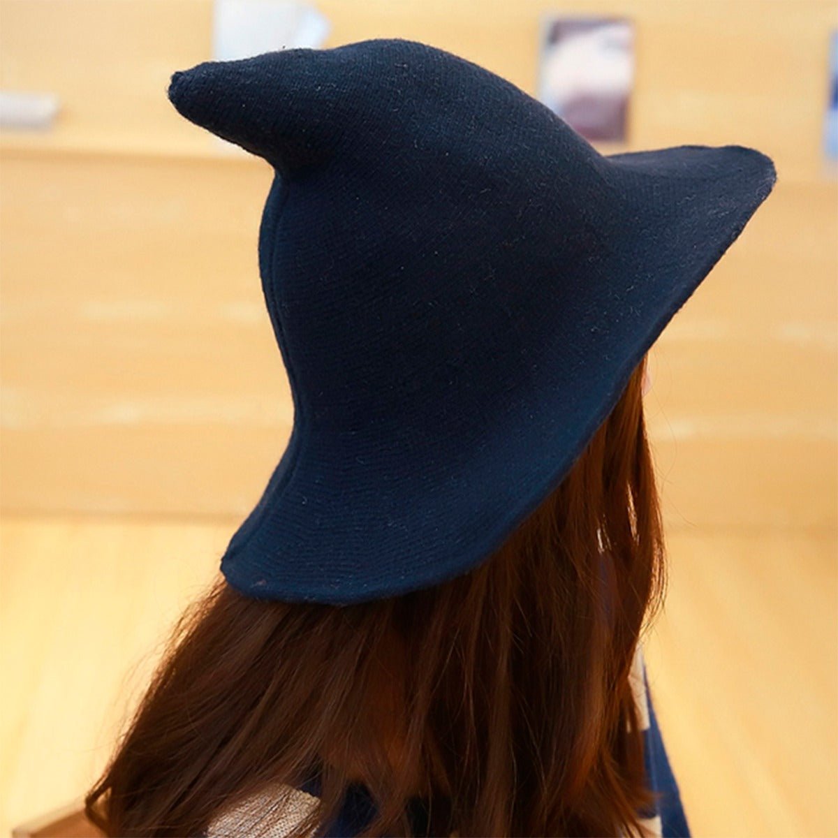 Blue Wool Witches Hat - 13 Moons