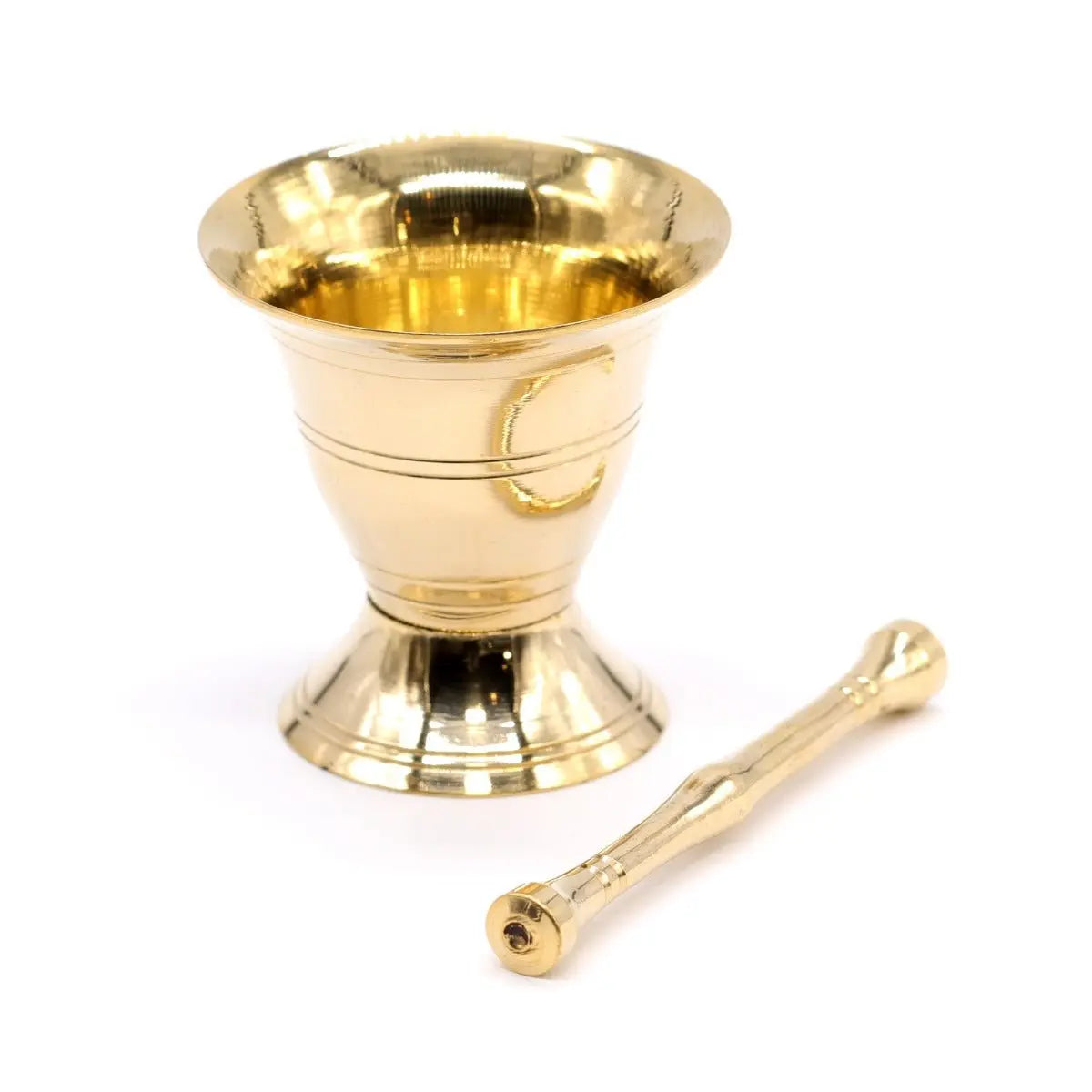 Brass Mortar Pestle, 2.75 inch - 13 Moons