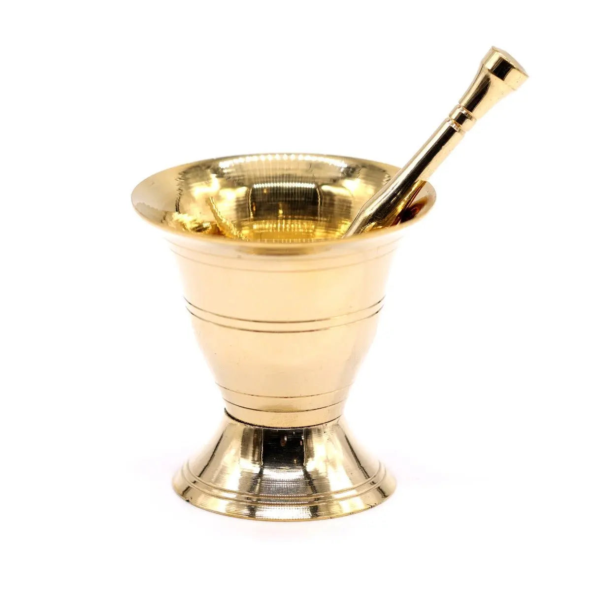 Brass Mortar Pestle, 2.75 inch - 13 Moons