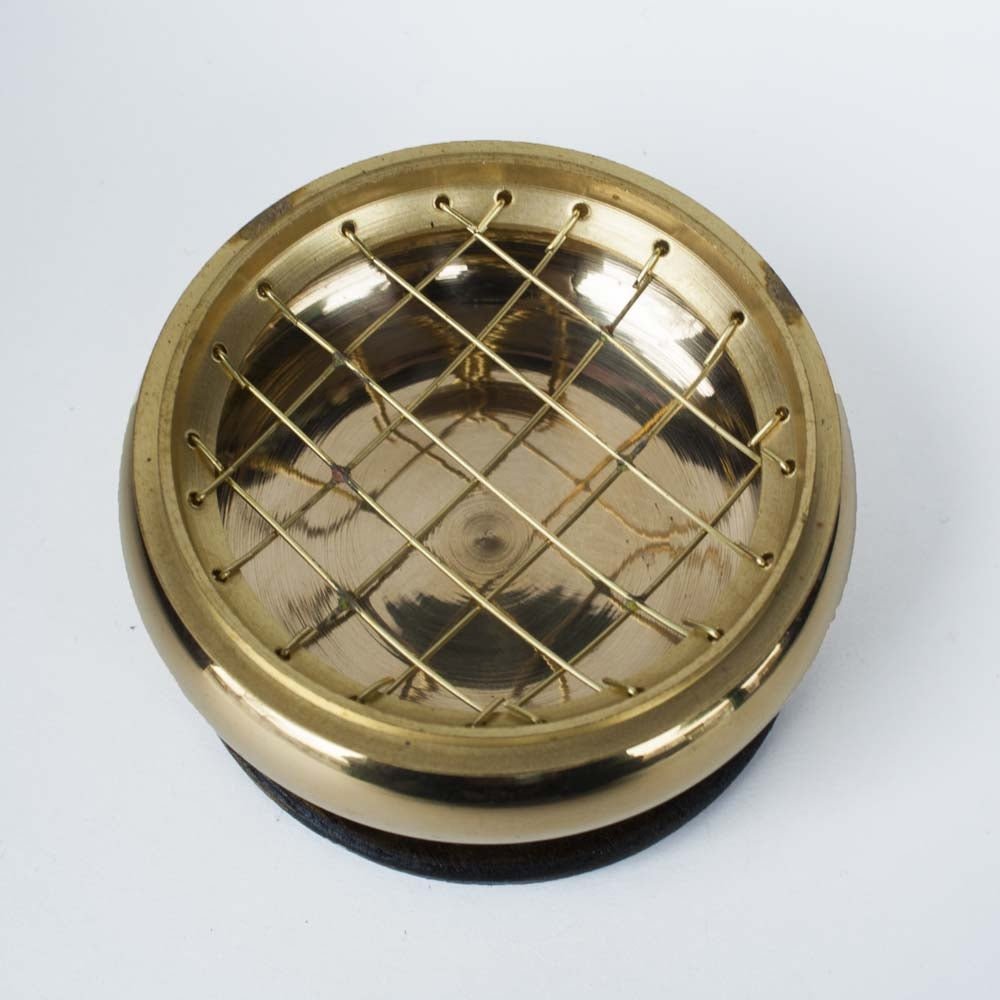 Brass Screen Charcoal Burner - 13 Moons