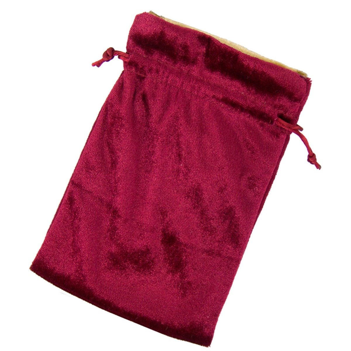 Burgundy Velvet Lined Bag - 13 Moons