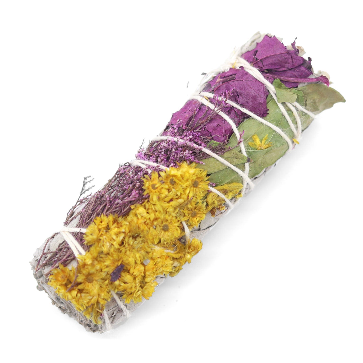 Calendula and White Sage Smudge Stick - 13 Moons