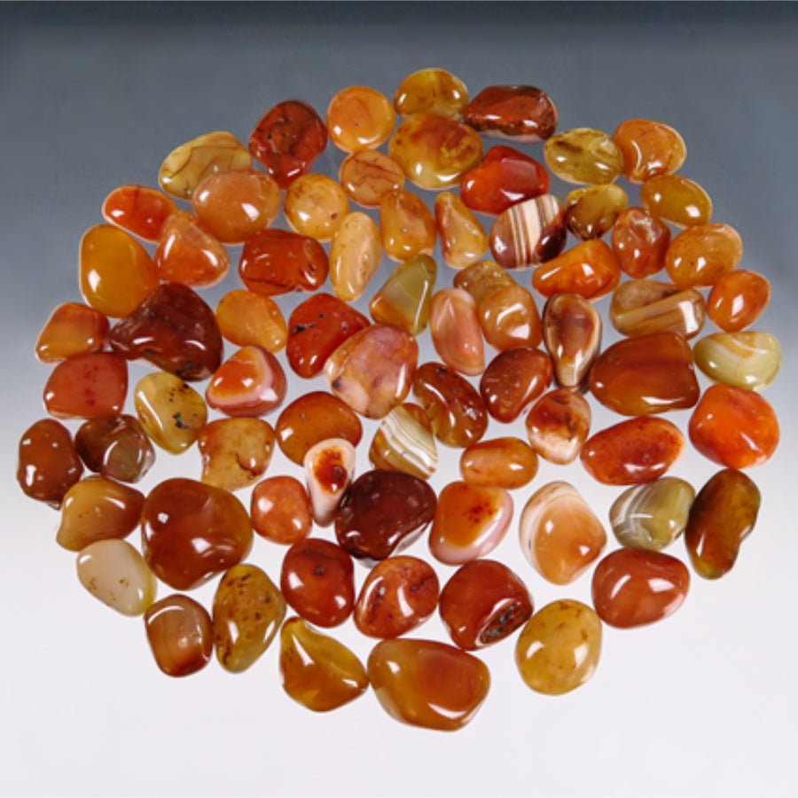 Carnelian Tumbled Stone, Large - 13 Moons