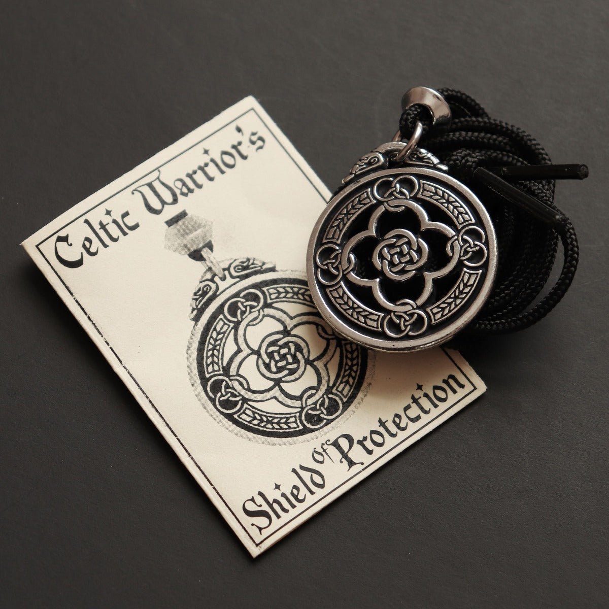 Celtic Warriors Shield Pendant - 13 Moons