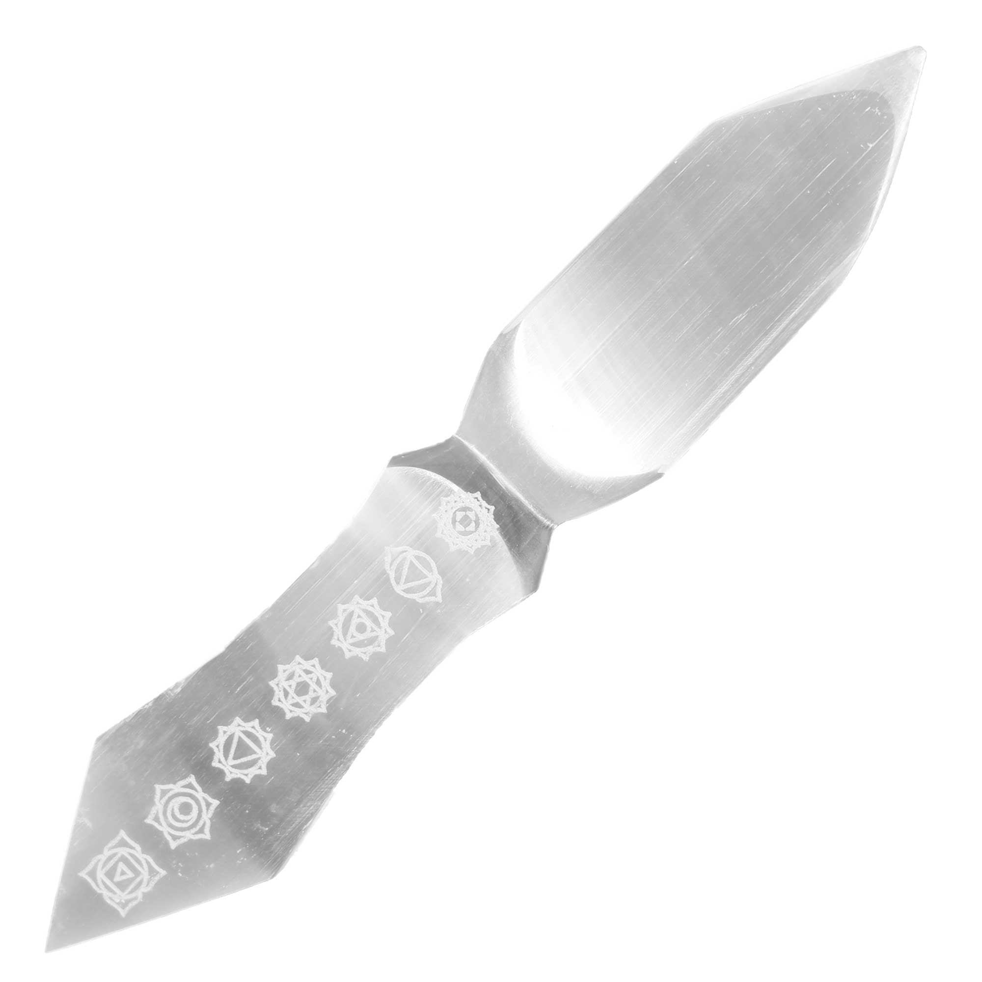 Chakra Selenite Athame - 13 Moons