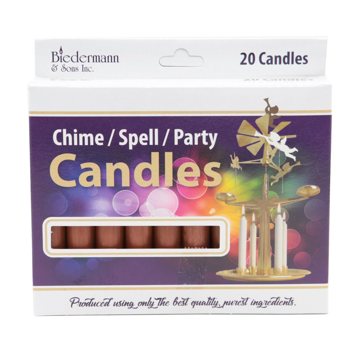 Chime Candle Brown Single - 13 Moons