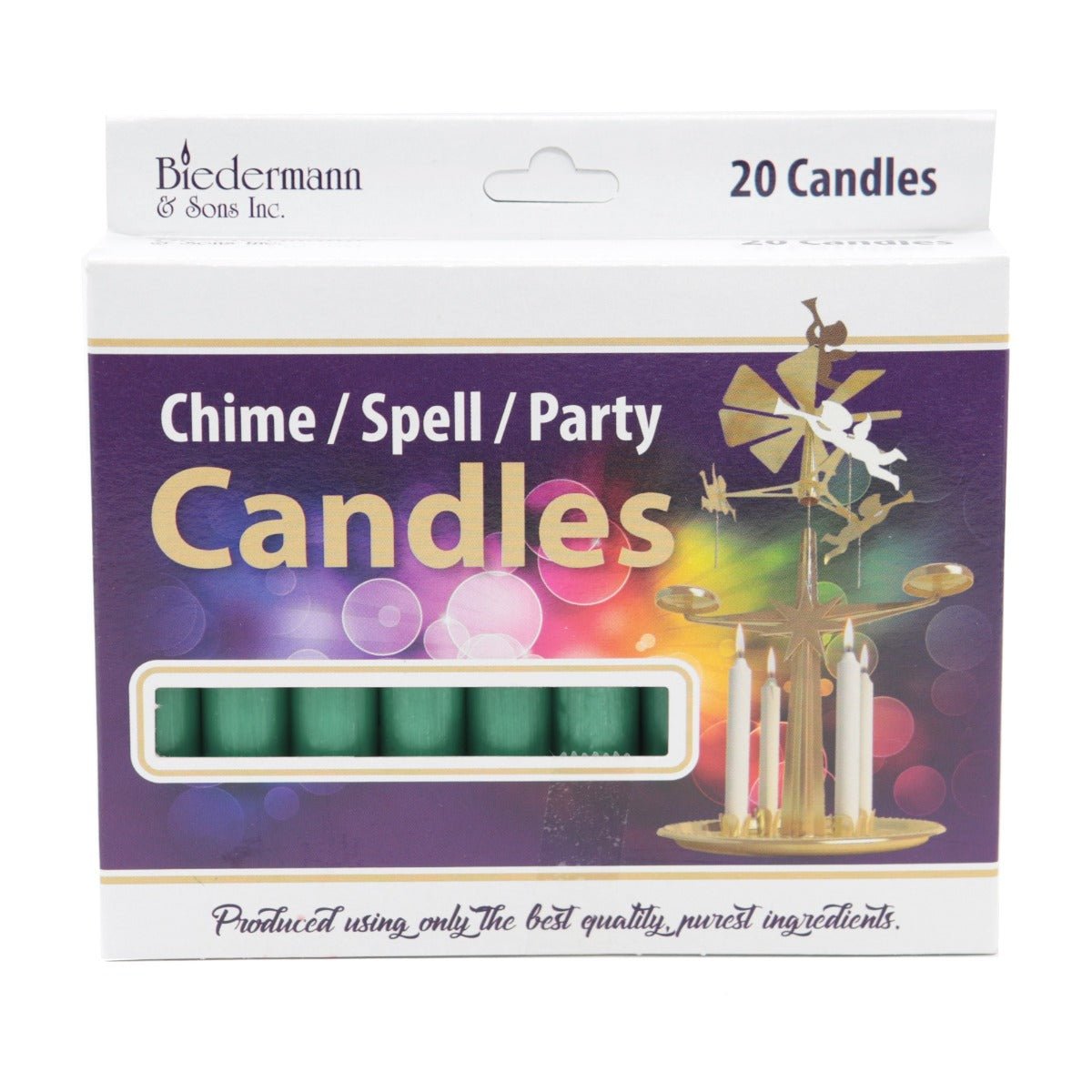 Chime Candle Green Single - 13 Moons